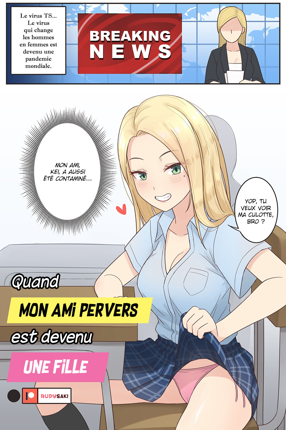 [RudySaki] Quand mon ami pervers est devenue une fille. [French] [La sainte Perv'] 이미지 번호 1
