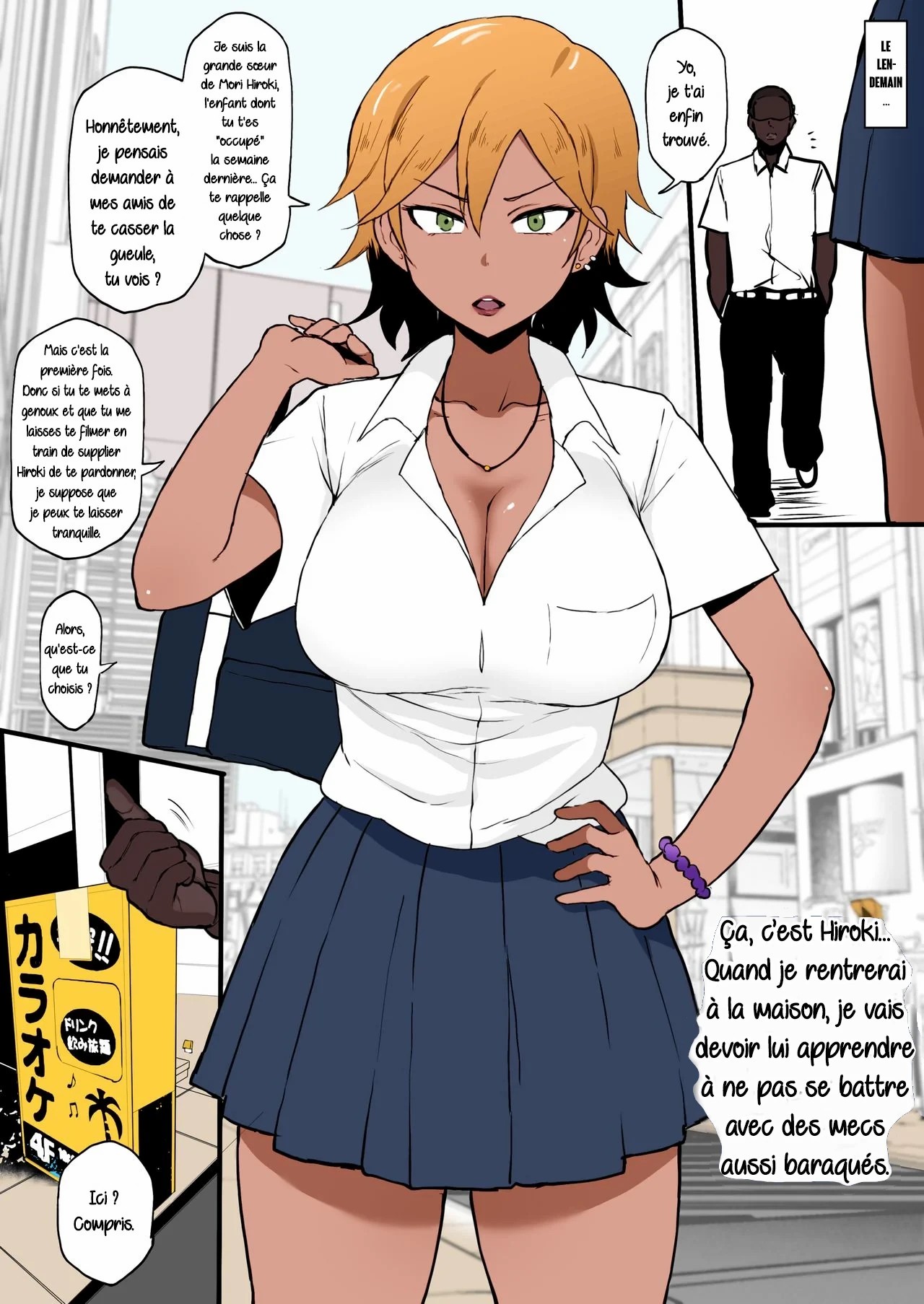 [Terasu MC] Kokujin No Tenkousei Ni Osananajimi French chap 1-5 color 画像番号 6