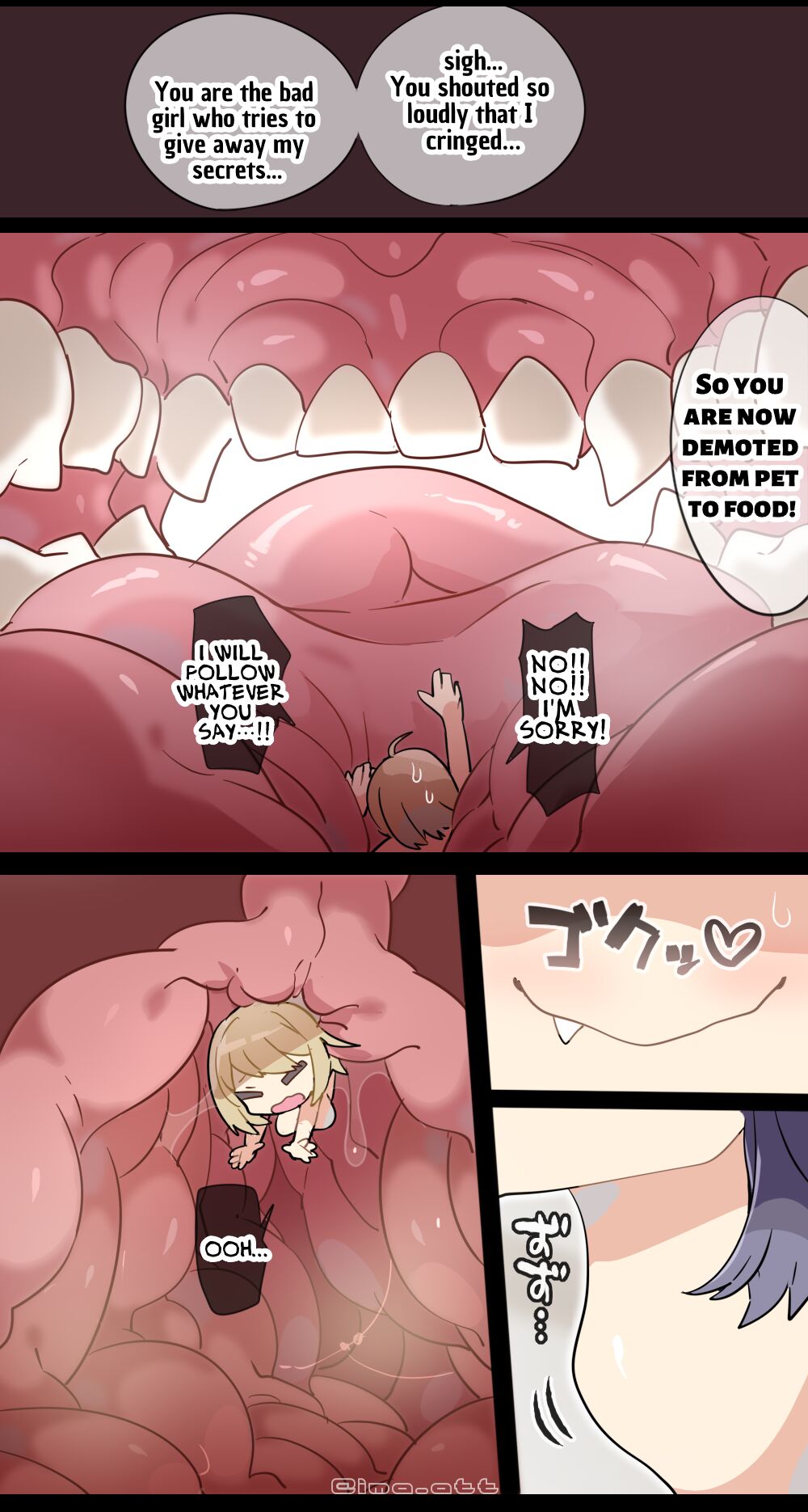 [imaat] Gloomy Woman  VORE  [English / Japanese] image number 4