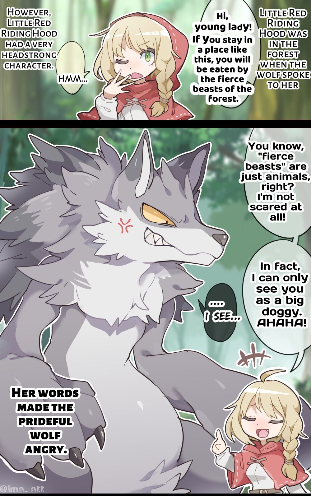 [imaat] The Wolf VORE Little Red Riding Hood [English / Japanese] 图片编号 1