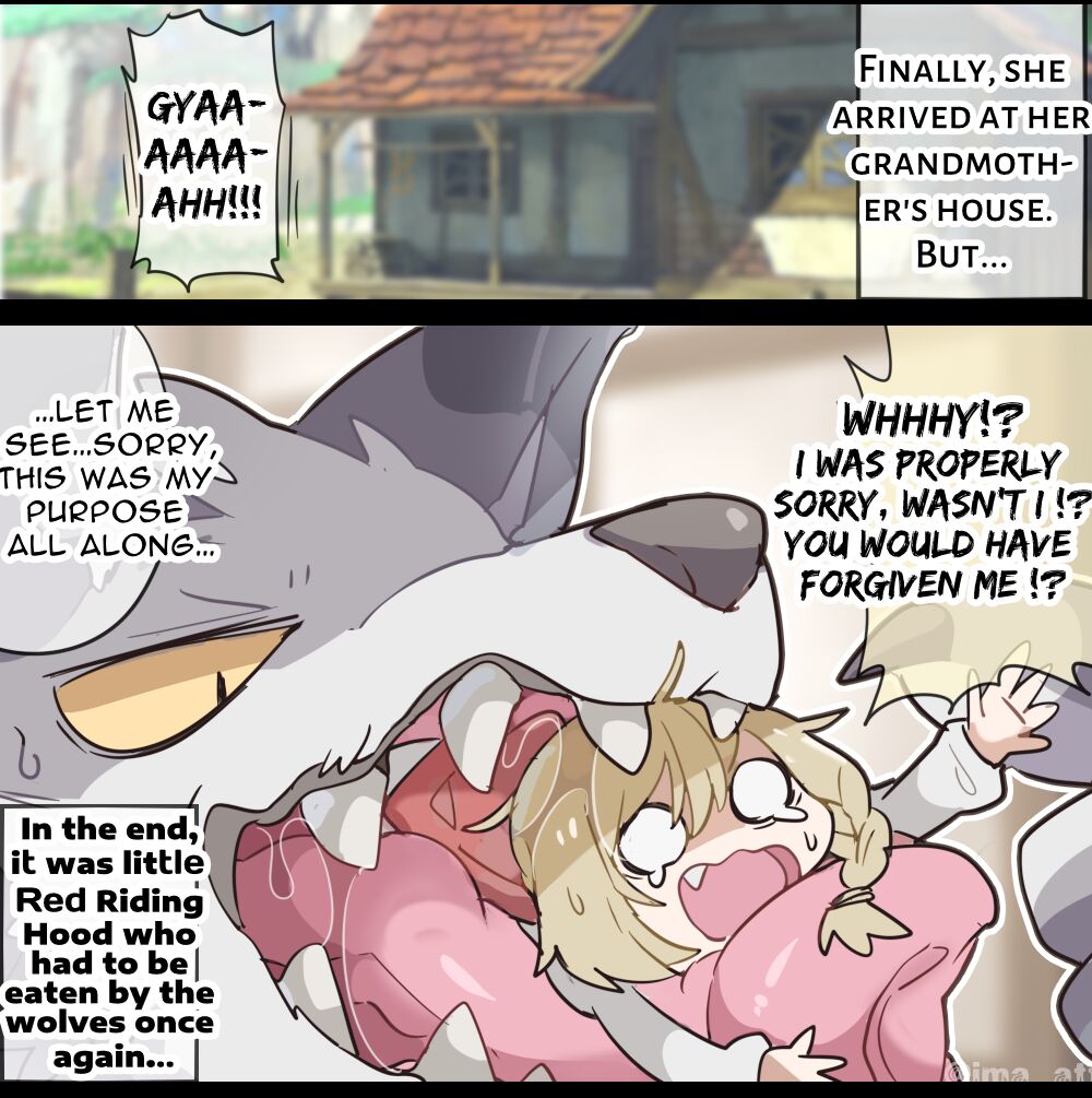[imaat] The Wolf VORE Little Red Riding Hood [English / Japanese] 图片编号 7