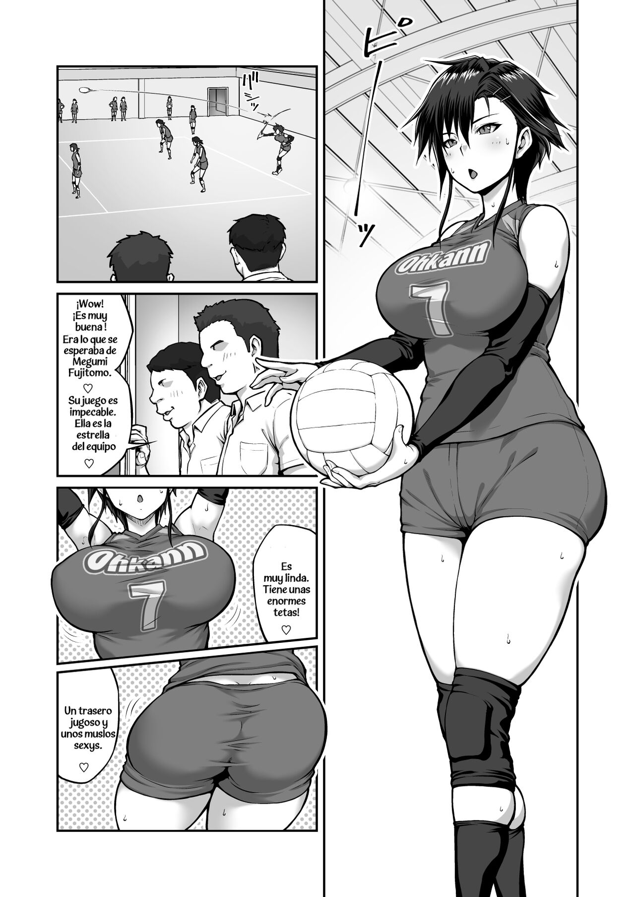 [ClimbCrown] Nakadashi Oji-san ni Nerawareta Mesu wa Nigeru Koto ga Dekinai ~Fujitomo Megumi Hen Vol. 1~[Spanish] image number 7