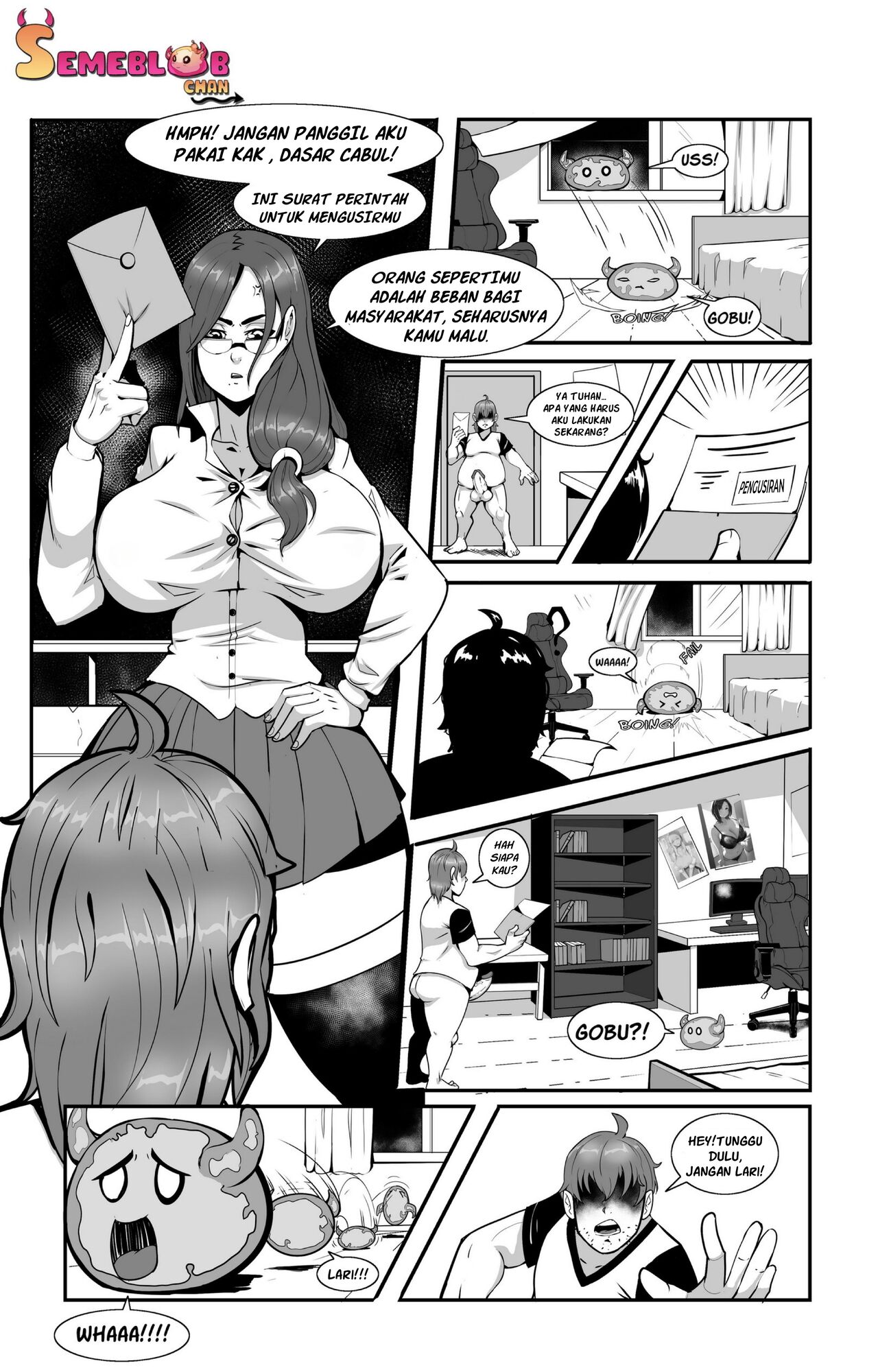[Zukupow] Semeblob Chan Chapter 1-5 [indonesian] numero di immagine  3