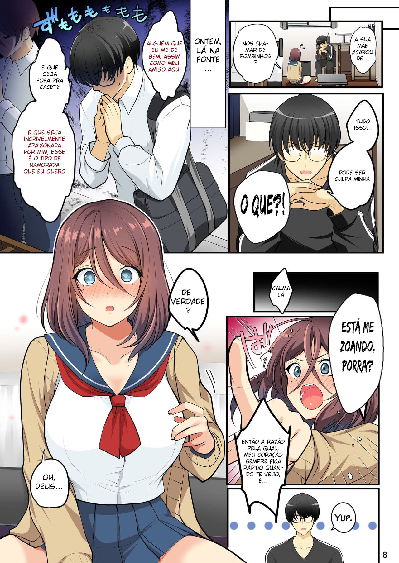 [Kakukonoka (Menoko)] O Dia em Que Meu Amigo me Transformou em Seu Brinquedinho Amoroso Bildnummer 8