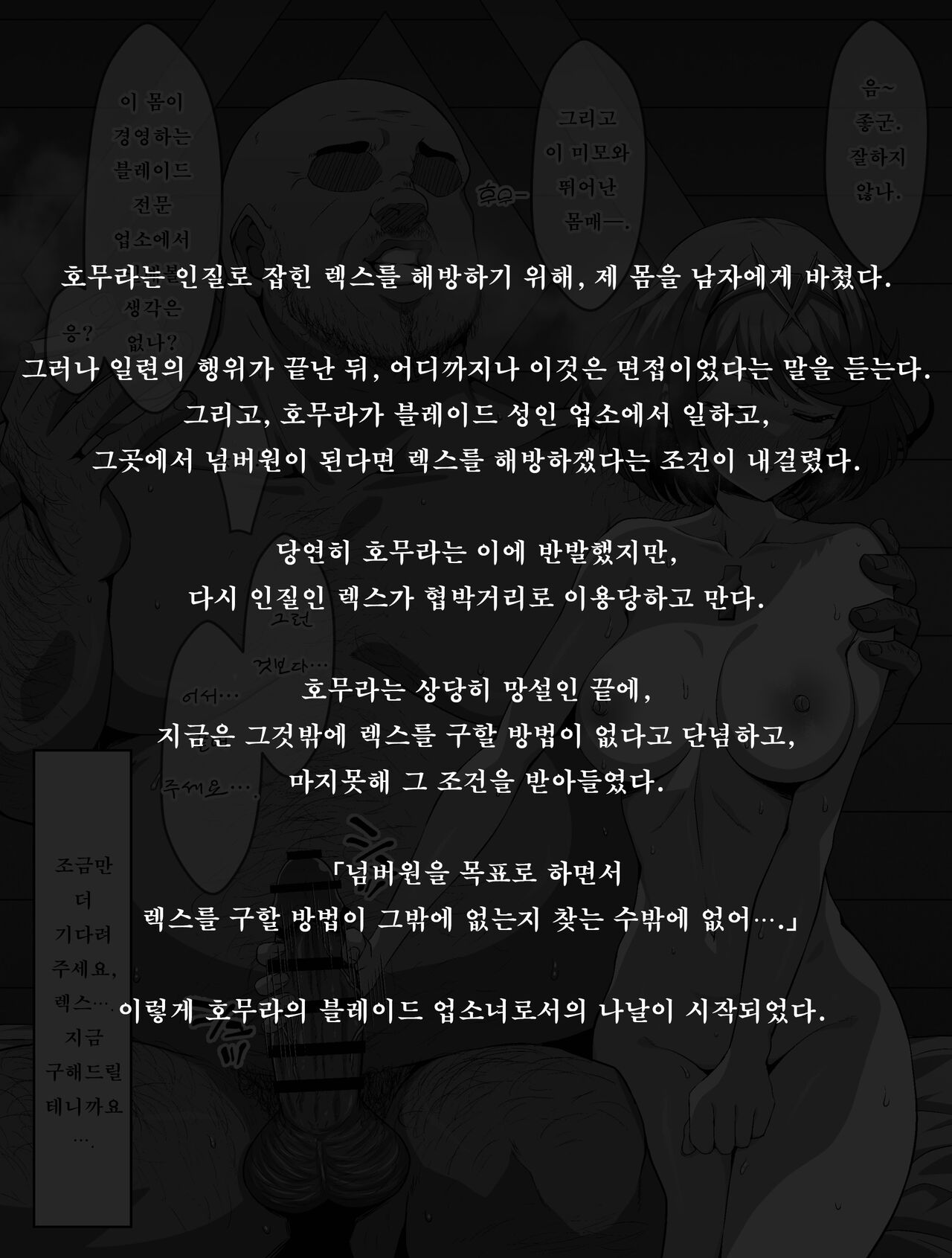 [Eruu] Torawareta Rex o Kaihou suru Jouken to shite Blade Fuuzoku de No.1 Jou o Mezasu Homura (Xenoblade Chronicles 2) [korean] 图片编号 2