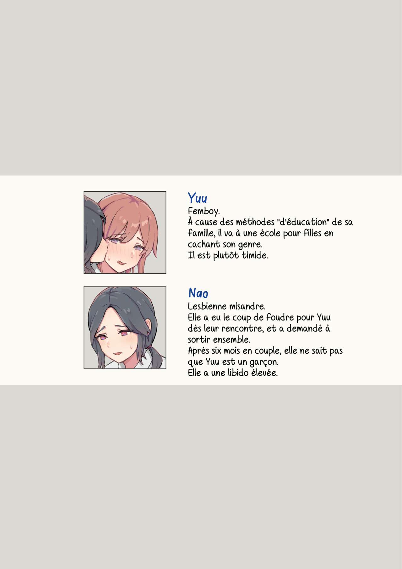 [Ehohinya (Ehohin)] Watashi no Kanojo wa Otokonoko | Ma Copine est un Femboy [French] [Chocolatine] 图片编号 2