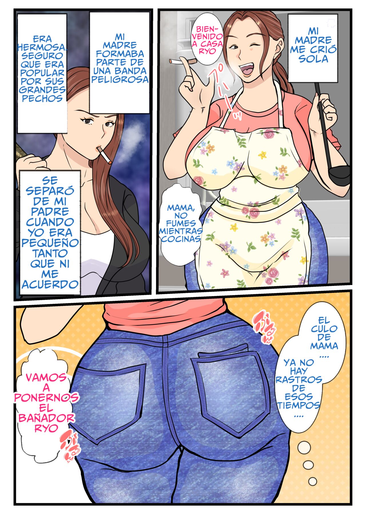 Moto yan haha, mujinto nite mesu ni naru zenpen 5eme image