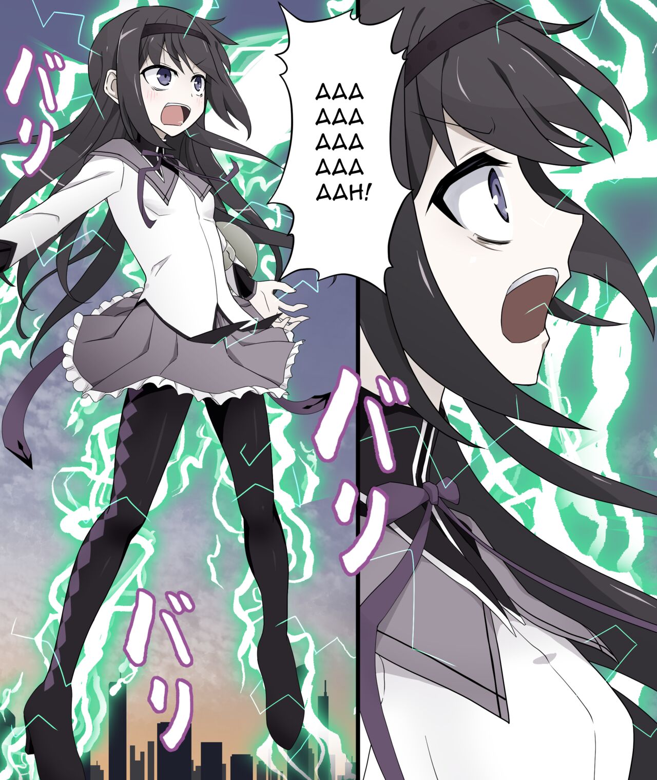 [Nihon Dandy (Matsuno Susumu)] Homu Homu forced to untransform by electric shock + Textless + Bonus image number 1