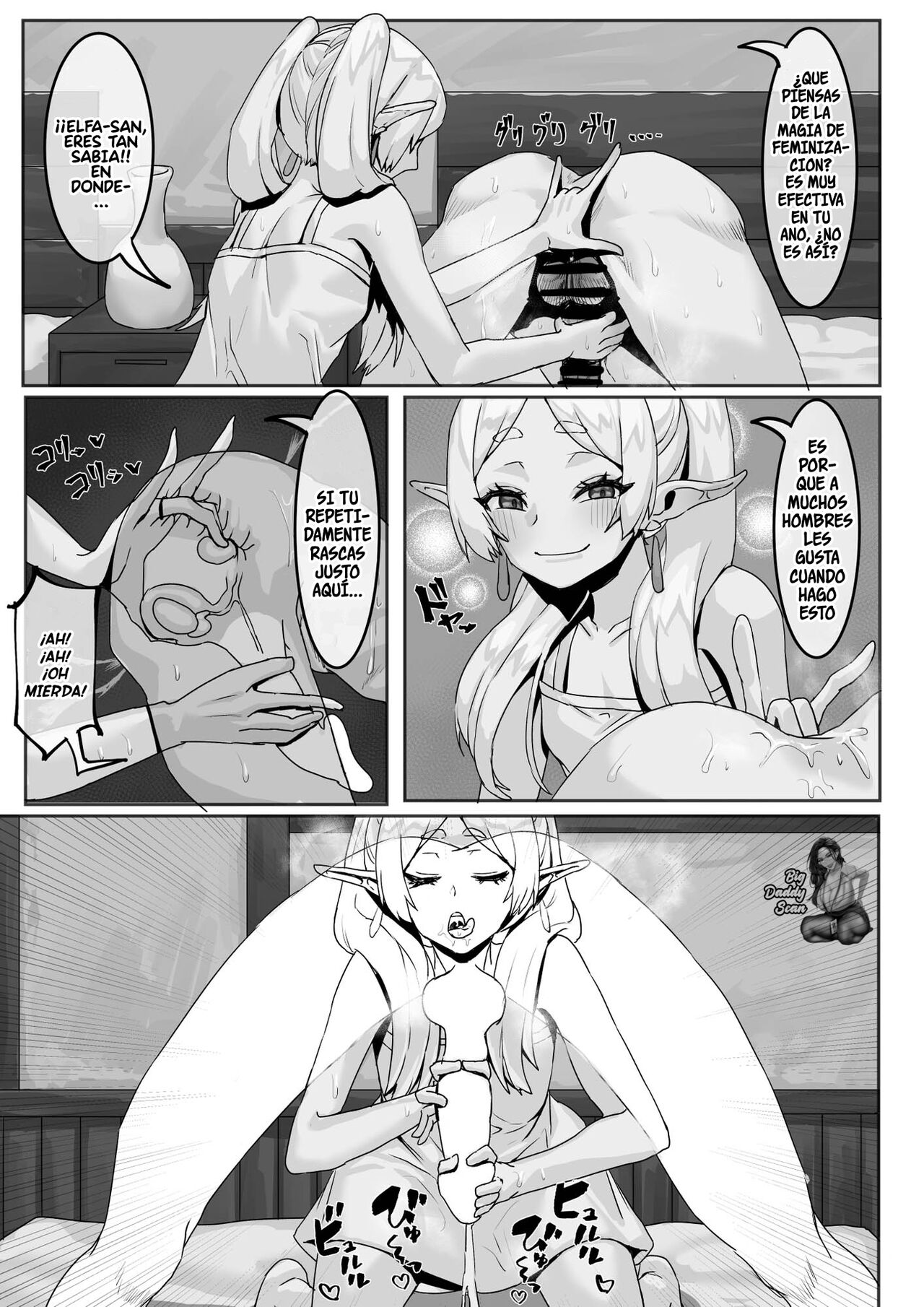 [Kekecharcoal BOX (Kekecharcoal)] Heiwana Tochi de no Kinsaku | Como Ganar Dinero De Forma Pacifica (Sousou no Frieren) [Spanish] [Big Daddy Scan] [Digital] image number 10