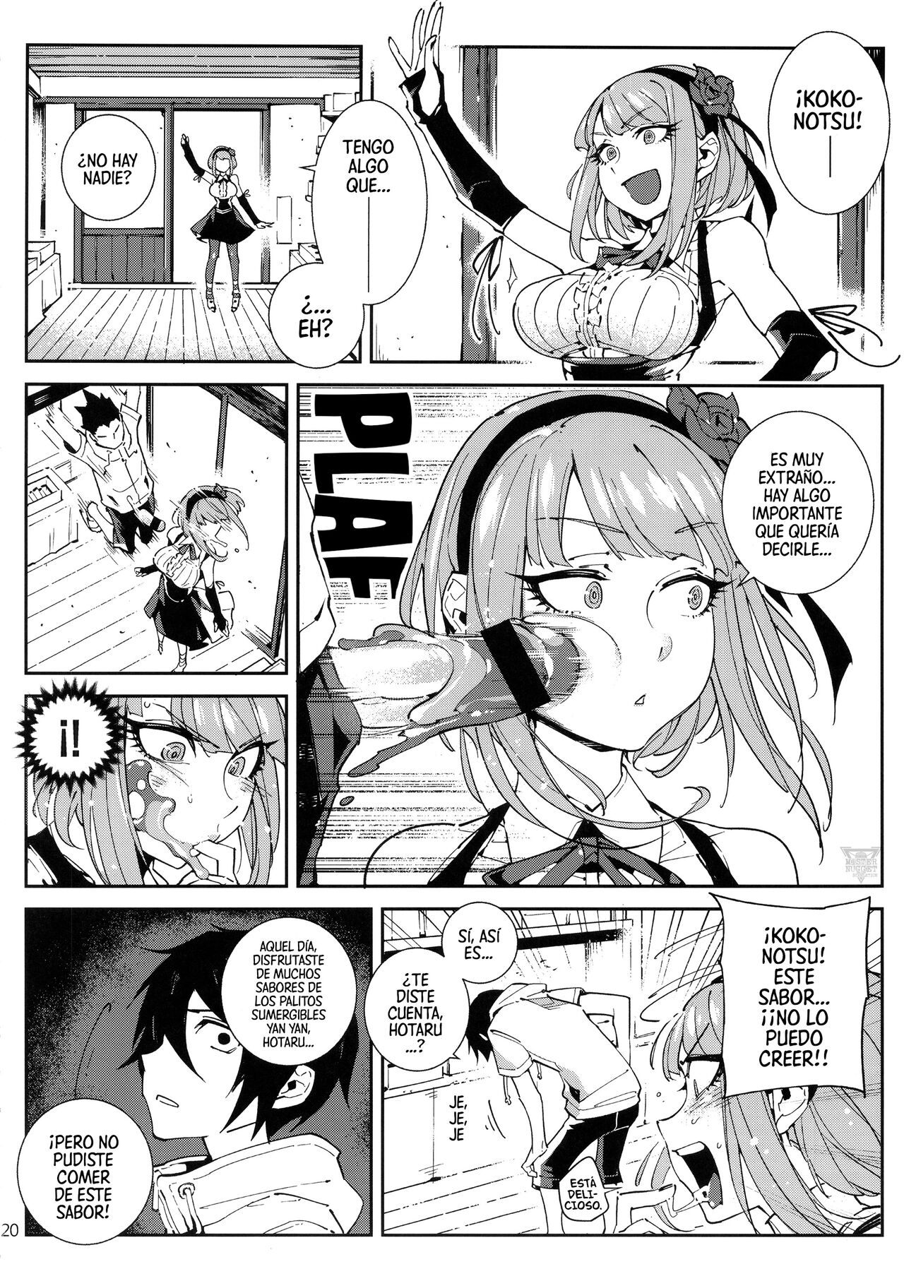 (C89) [★F (Hirame)] Guerra De Dulces | So○○ Sensō (Dagashi Kashi) [Spanish] [Mister Nugget] 이미지 번호 21