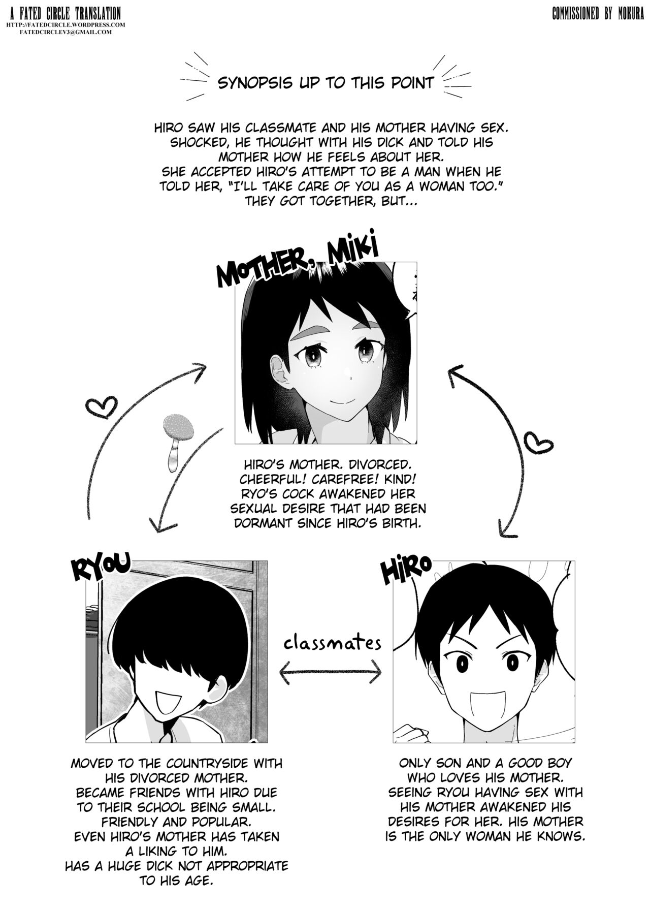 [Karashina en] Hitotsu Yane no Shita de Kaa-san ga Netorare Teru~Tomo Chin ni Ochita Haha to Sore ni Mezameru Ore 2~   [English] [Fated Circle] Bildnummer 2