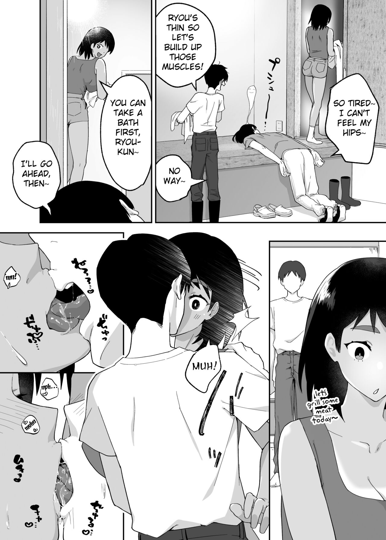 [Karashina en] Hitotsu Yane no Shita de Kaa-san ga Netorare Teru~Tomo Chin ni Ochita Haha to Sore ni Mezameru Ore 2~   [English] [Fated Circle] Bildnummer 33