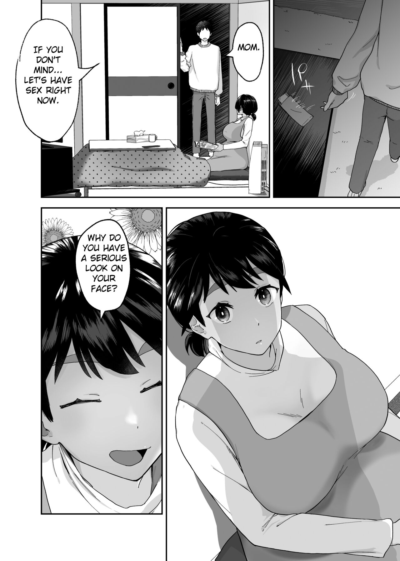 [Karashina en] Hitotsu Yane no Shita de Kaa-san ga Netorare Teru~Tomo Chin ni Ochita Haha to Sore ni Mezameru Ore 2~   [English] [Fated Circle] Bildnummer 51