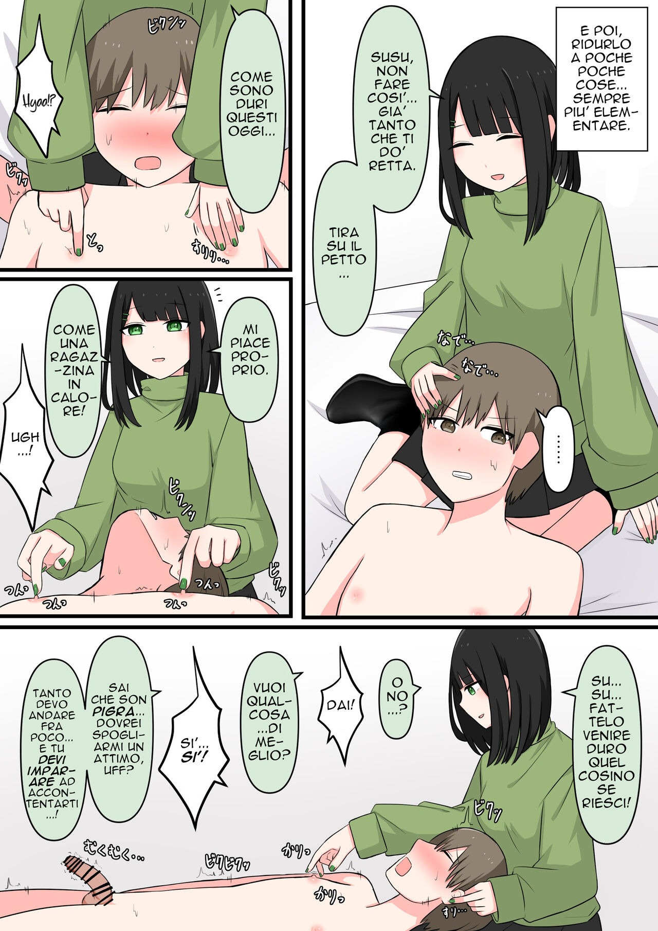 [Kaoinshou Zero] M-seikan Ittemita! [Biseinen Maso Ochi Hen] I tried M Play! [Italian] [Rw] Bildnummer 2