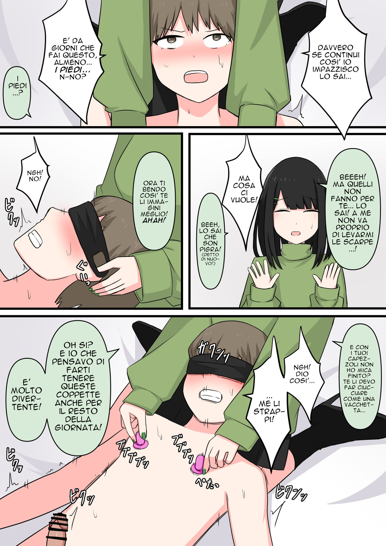 [Kaoinshou Zero] M-seikan Ittemita! [Biseinen Maso Ochi Hen] I tried M Play! [Italian] [Rw] Bildnummer 4