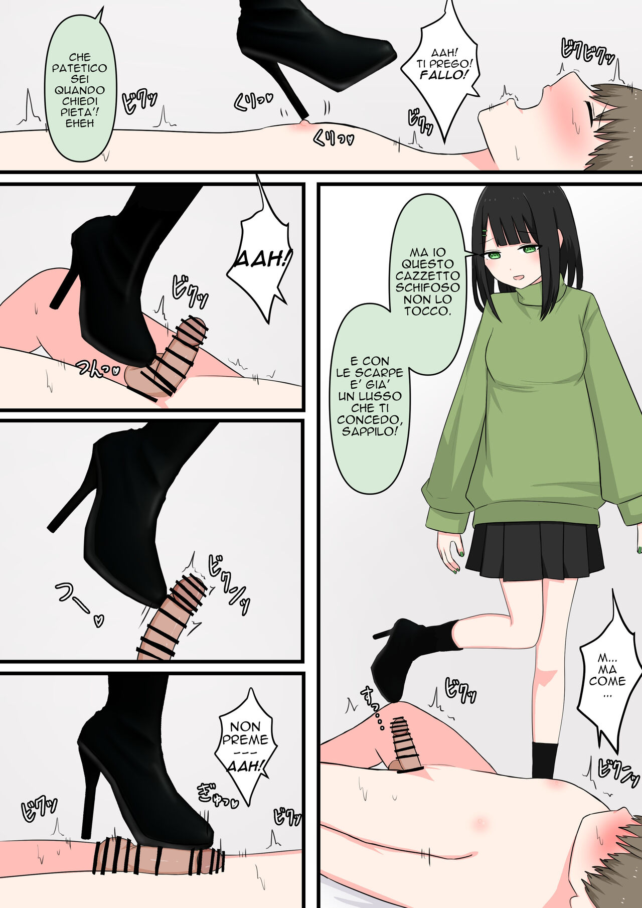 [Kaoinshou Zero] M-seikan Ittemita! [Biseinen Maso Ochi Hen] I tried M Play! [Italian] [Rw] Bildnummer 11