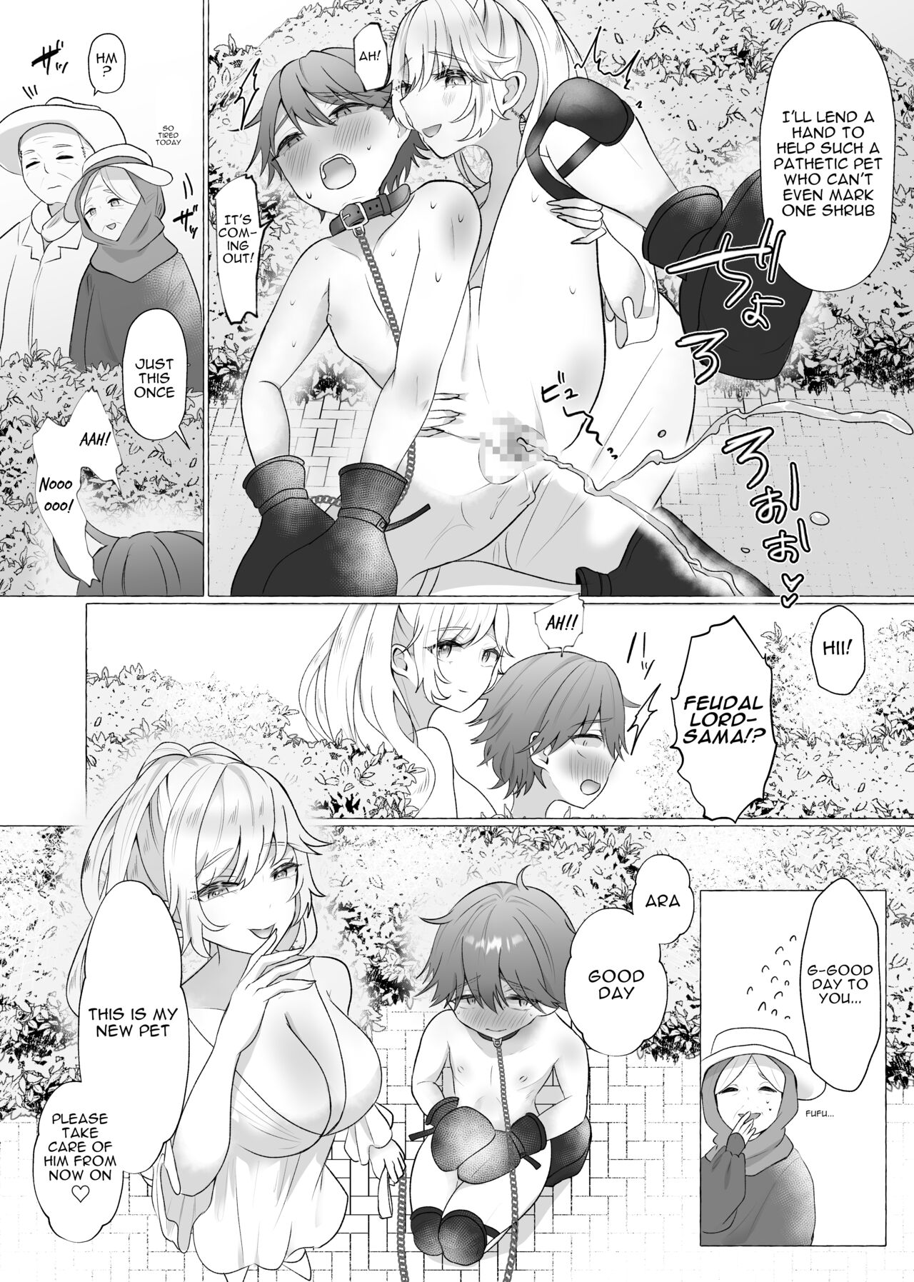 [Sagano Katsuma, Akatsuki Shion] Lady Jenna's New Pet (M-o Muke Zasshifuu Doujinshi Dokutoku no Magazine Vol. 3) [ENG] Bildnummer 26