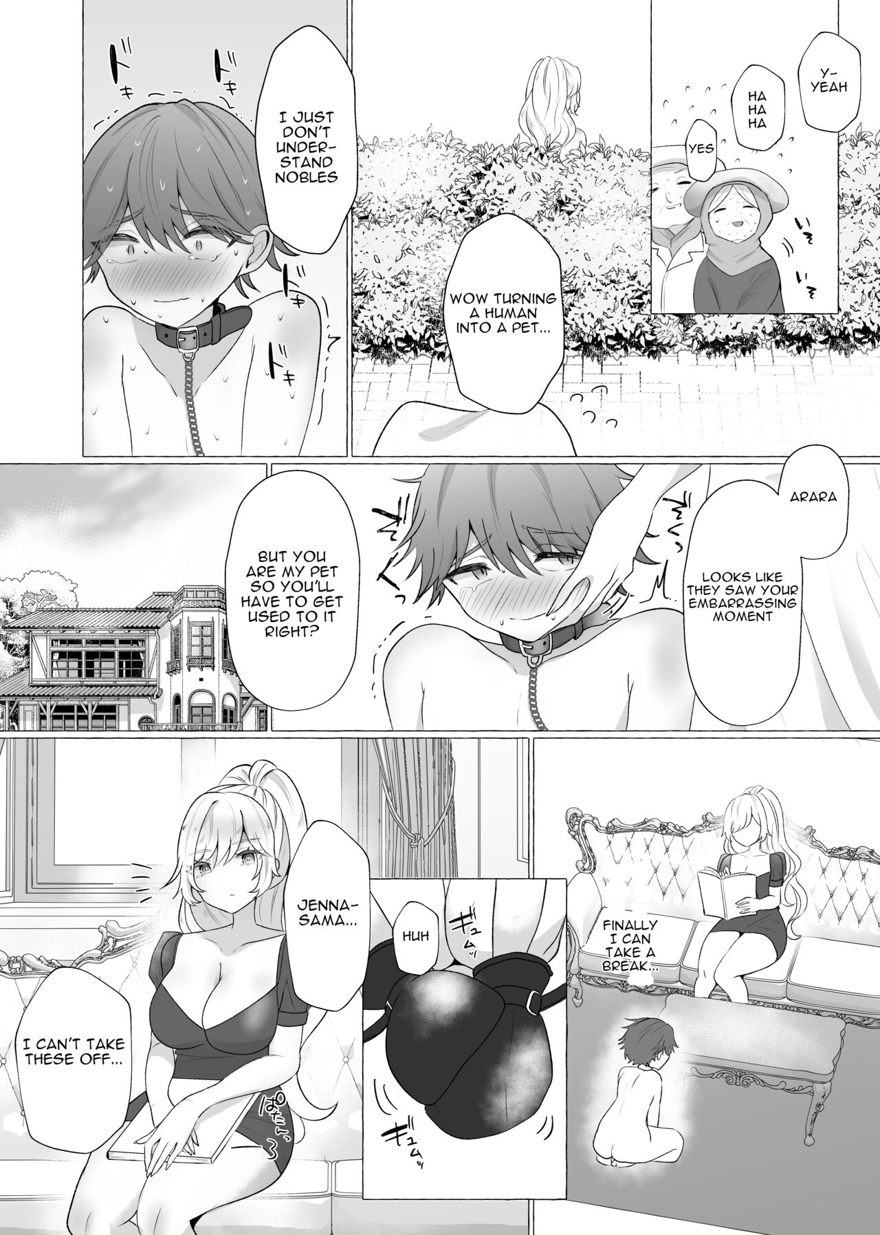 [Sagano Katsuma, Akatsuki Shion] Lady Jenna's New Pet (M-o Muke Zasshifuu Doujinshi Dokutoku no Magazine Vol. 3) [ENG] Bildnummer 27