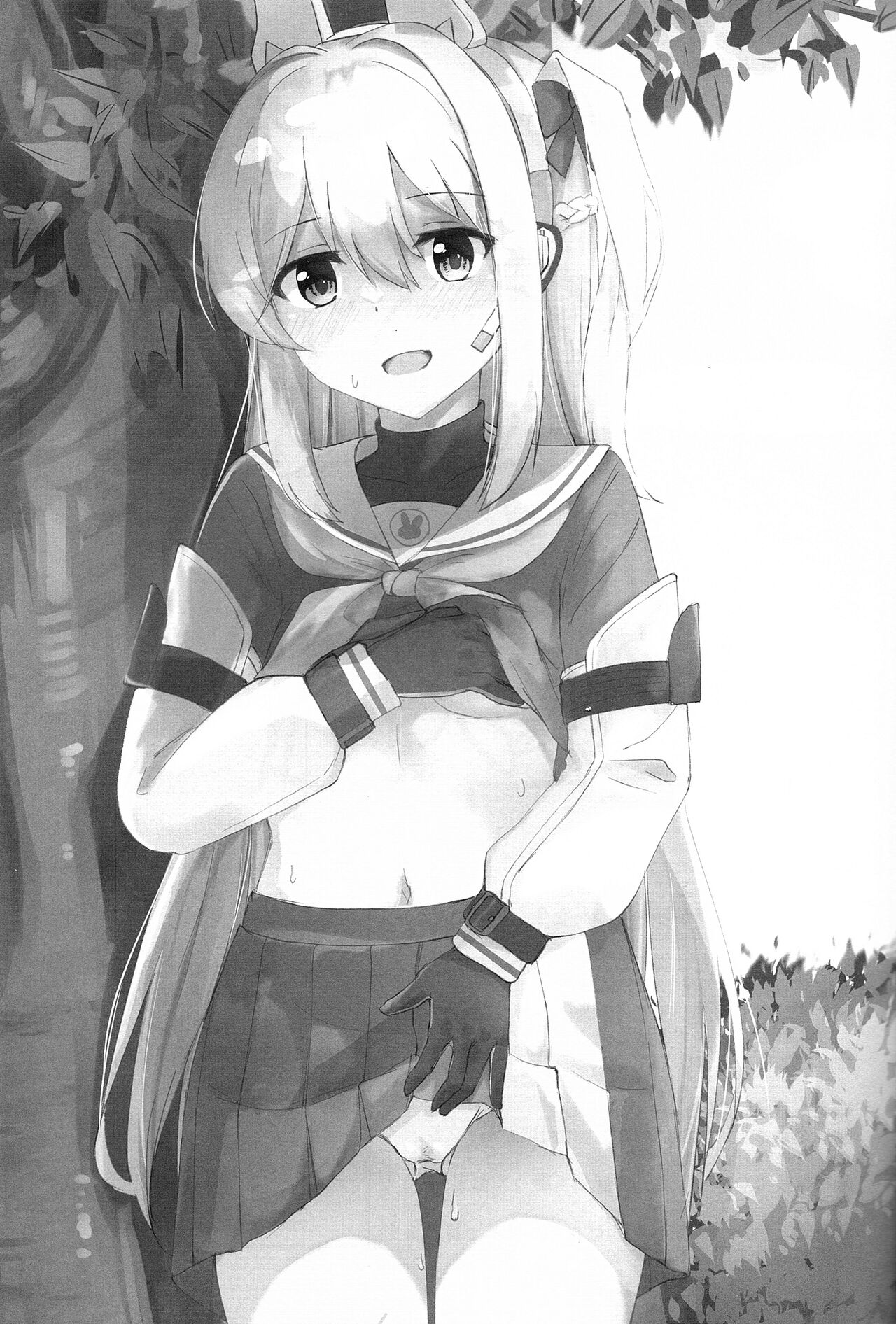 (C102) [Locomocodon (Locos)] Hatsujou Usagi to Kyouseishori (Blue Archive) image number 20