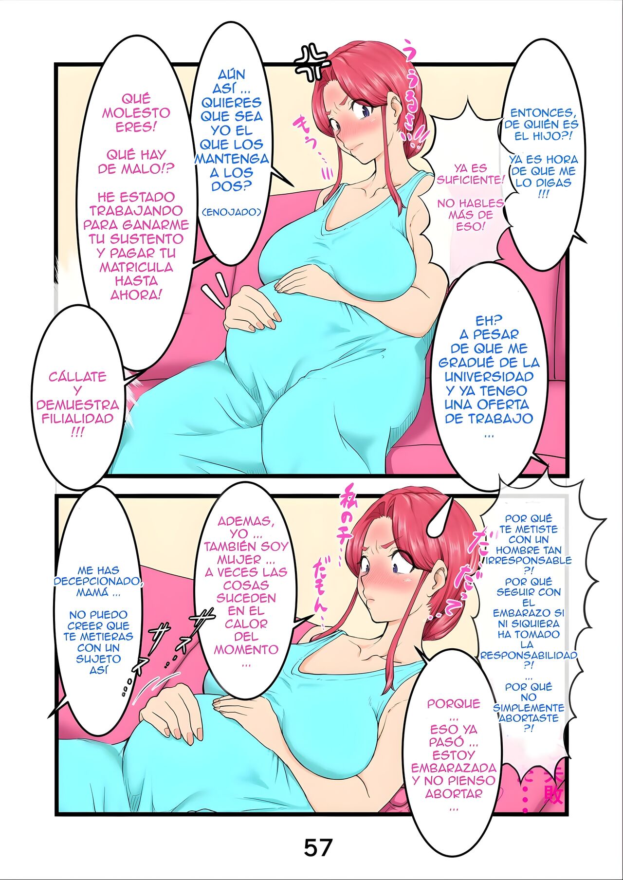[Ii yu da ne] Haramaseta Bunny Girl wa, Boku no Kaa-chan!? | La conejita a la que embaracé, era mi madre? [Spanish] 图片编号 60