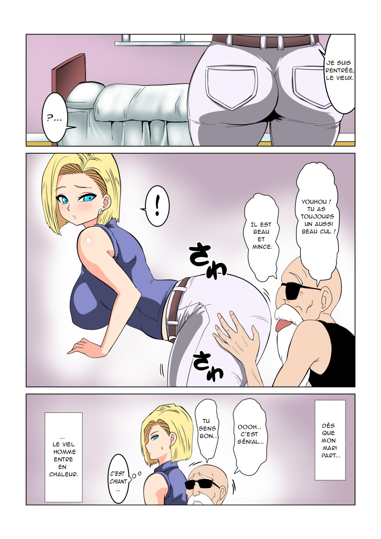 [DONAORA889 (DONAORA)] DRAGON-HOLE Kinpatsu no Hitozuma Hen | DRAGON-HOLE Blonde Housewife Edition (Dragon Ball Z) [French] [Decensored] [O-S] imagen número 4