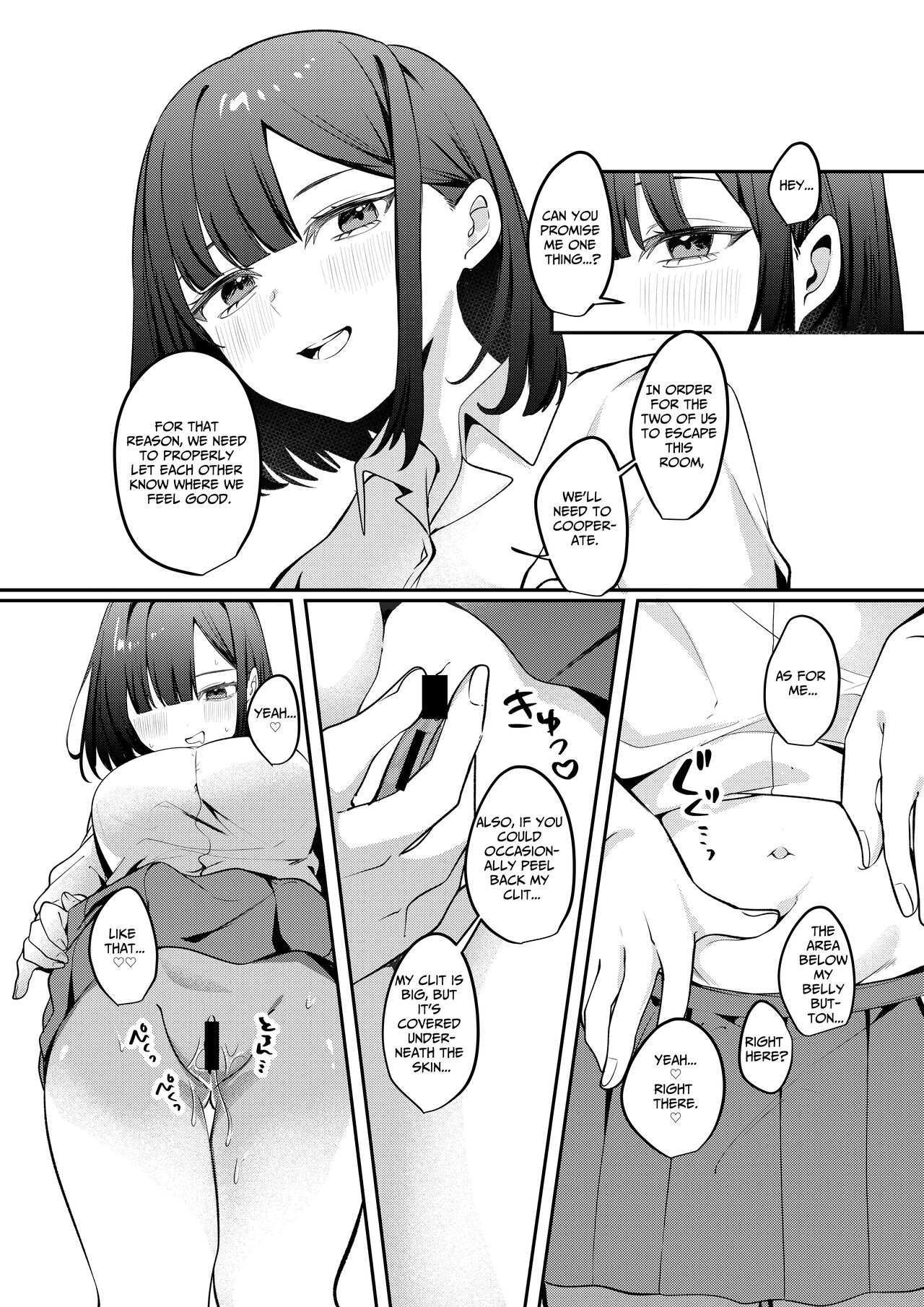 [Whisp (Ariichi Kyuu)] Sex Shinai to Derarenai Heya ni Seiso na Ano Ko to Tojikomerareru | Trapped in a Sex-Locked Room with that Prim & Proper Girl [Digital] [English] [Benri] 15eme image