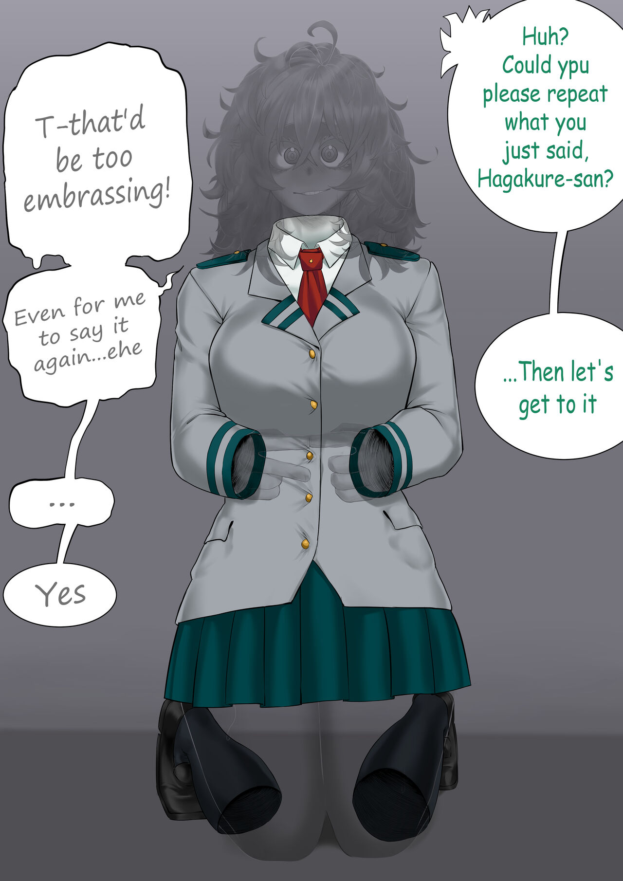 [Amano44] Toru Hagakure (My Hero Academia) numero di immagine  26