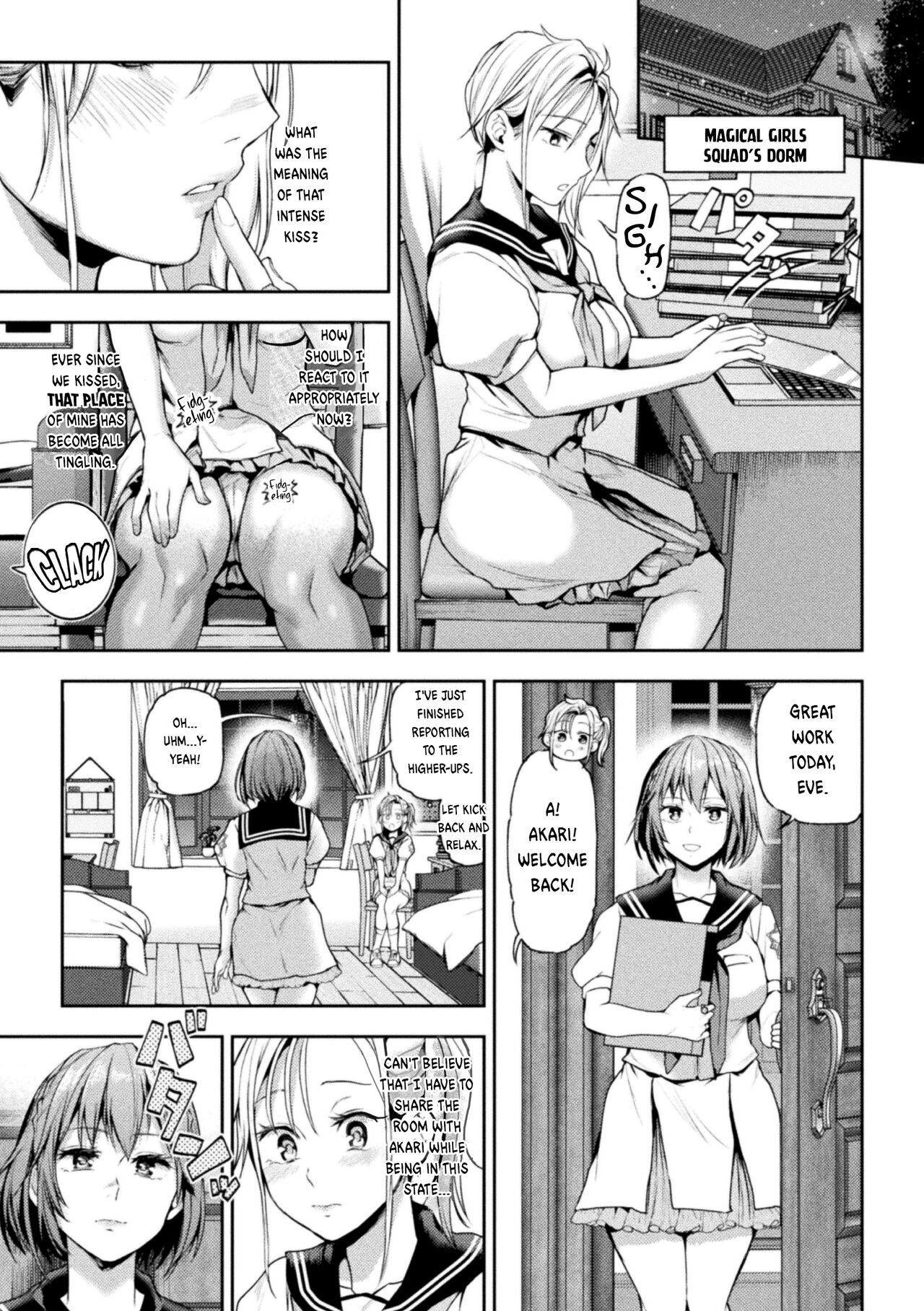 [Nagashiro Rouge] Eigyou Mahou Shoujo ga Kiss Shitara Ch. 1 | When Magical Girls Kiss Chapter 1 [English] image number 11