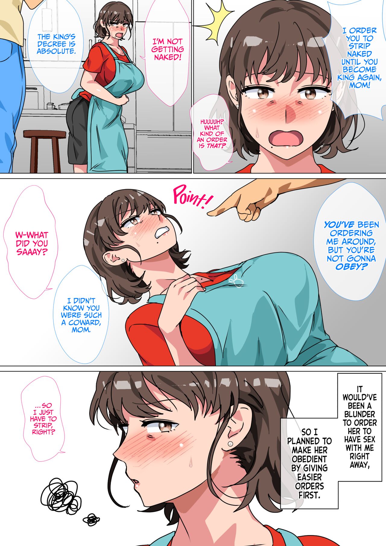 [Circle Spice] Ousama Game no Meirei de Haha to Sex Shita Hanashi | I Ordered My Mom to Have Sex with Me in King's Game [English] {korafu} Bildnummer 14