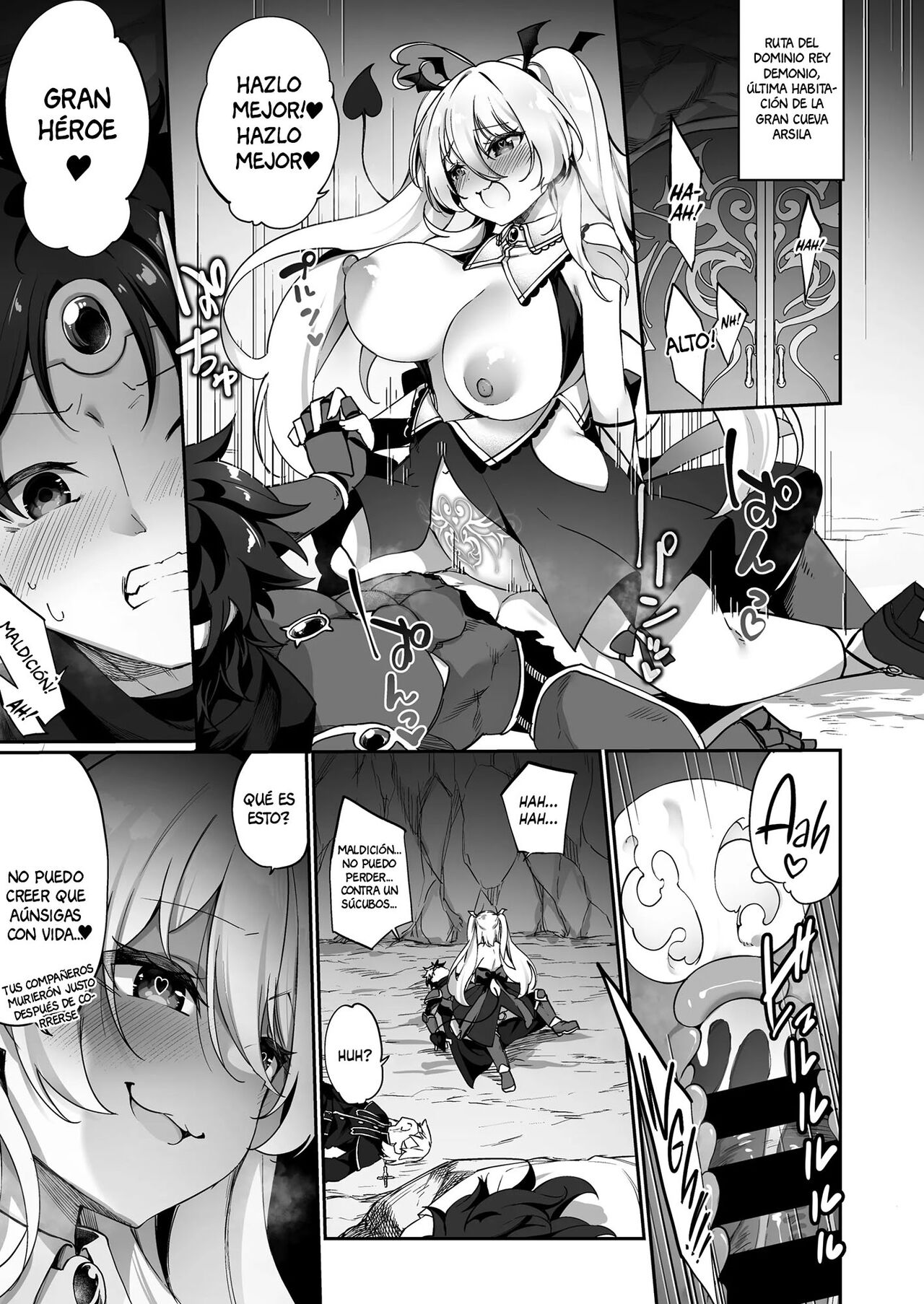 [Slime no Kanmuri (Kanmuri)] Maou ni Katta Yuusha ga Succubus ni Ochite iku Hanashi | The Hero That Defeated the Demon Lord ♂ Falls Into a Succubus [Spanish] [Digital] 图片编号 4