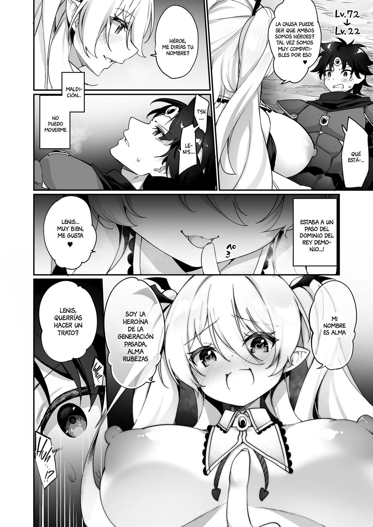 [Slime no Kanmuri (Kanmuri)] Maou ni Katta Yuusha ga Succubus ni Ochite iku Hanashi | The Hero That Defeated the Demon Lord ♂ Falls Into a Succubus [Spanish] [Digital] 图片编号 5