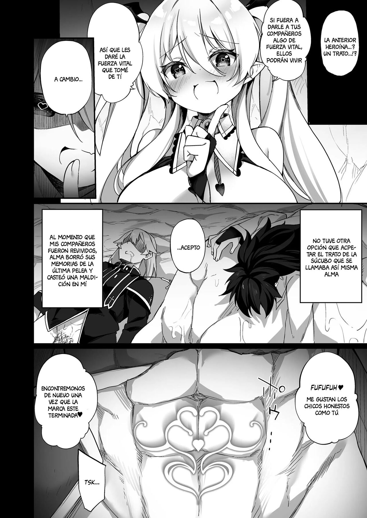[Slime no Kanmuri (Kanmuri)] Maou ni Katta Yuusha ga Succubus ni Ochite iku Hanashi | The Hero That Defeated the Demon Lord ♂ Falls Into a Succubus [Spanish] [Digital] 图片编号 11