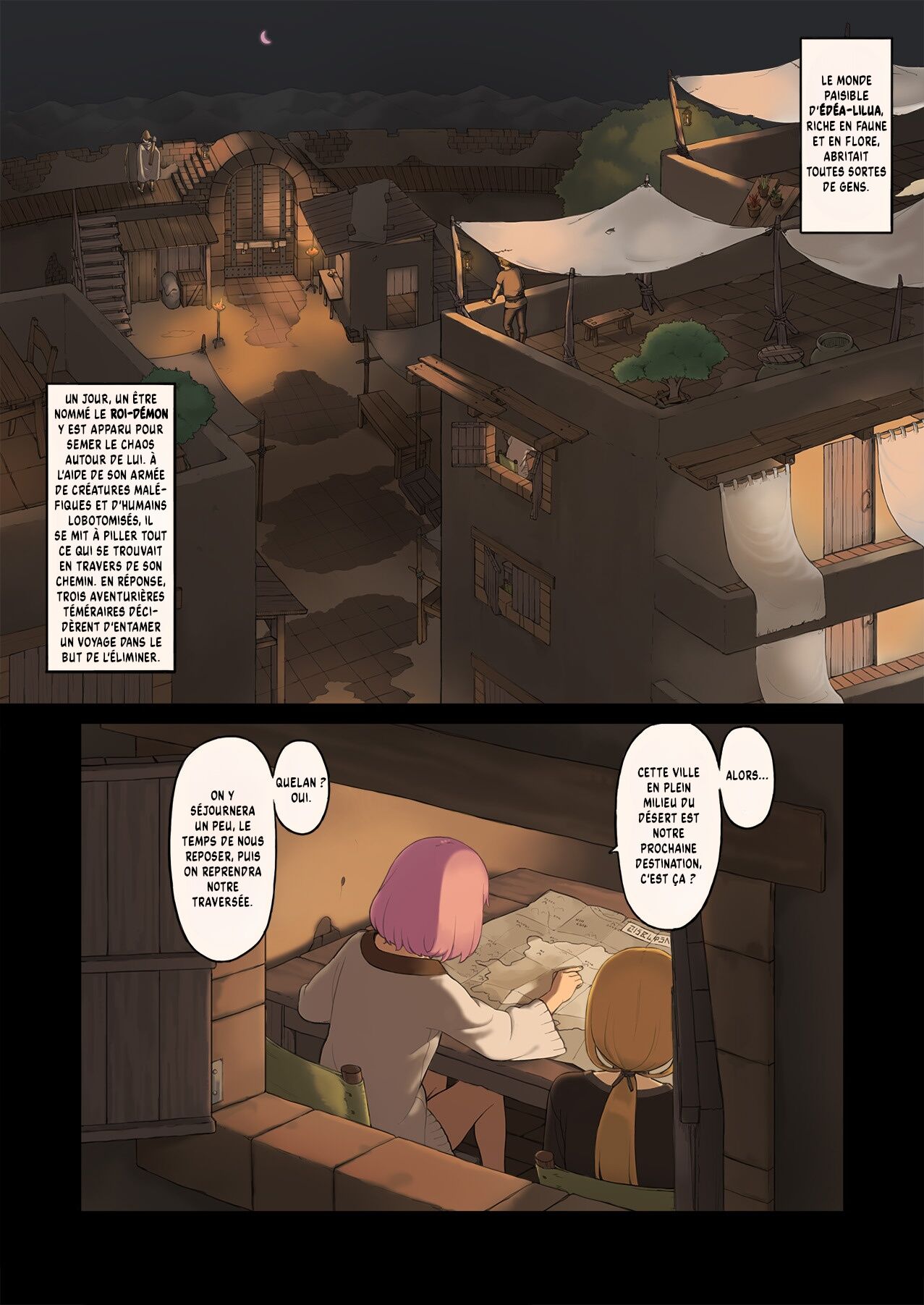 [Irotenya] Onna Boukensha-tachi ga Sabaku no Oasis ni Tachiyoru to... [French] [El Psy Congroo] imagen número 2