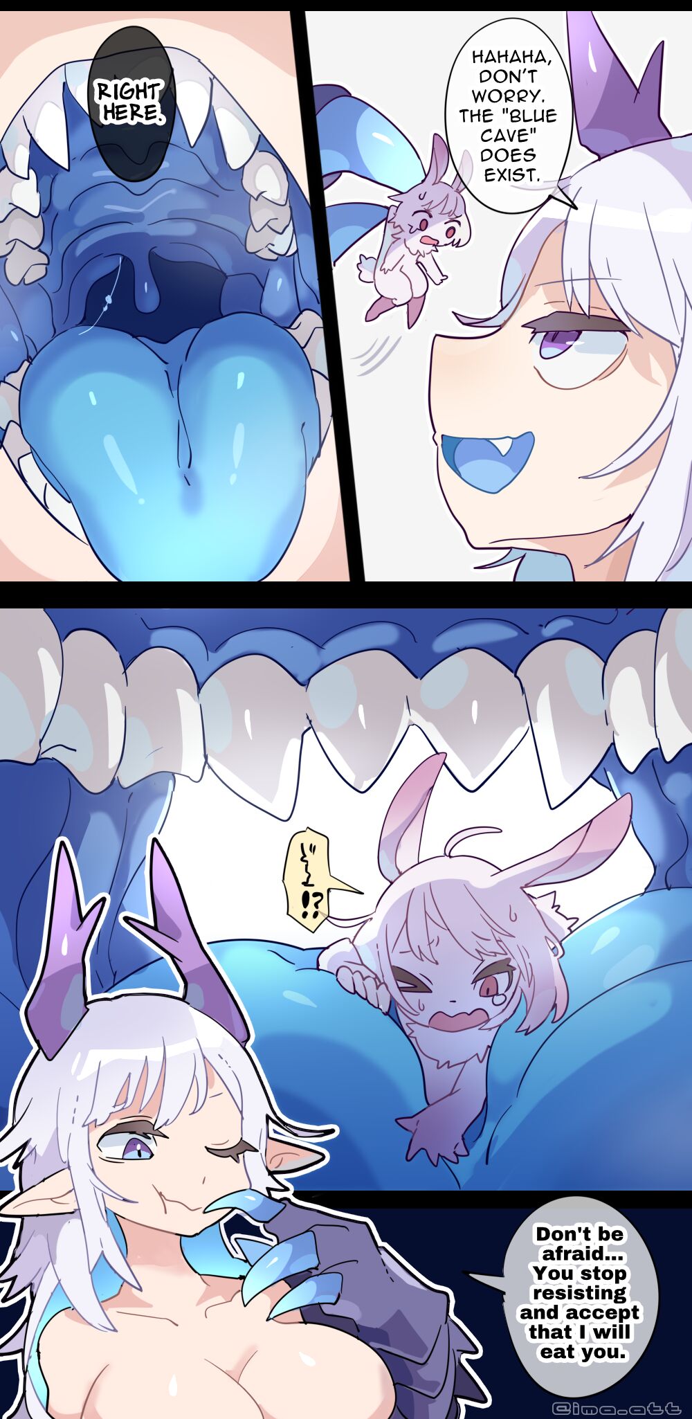 [imaat] Giant Demon Woman VORE [English / Japanese] image number 2