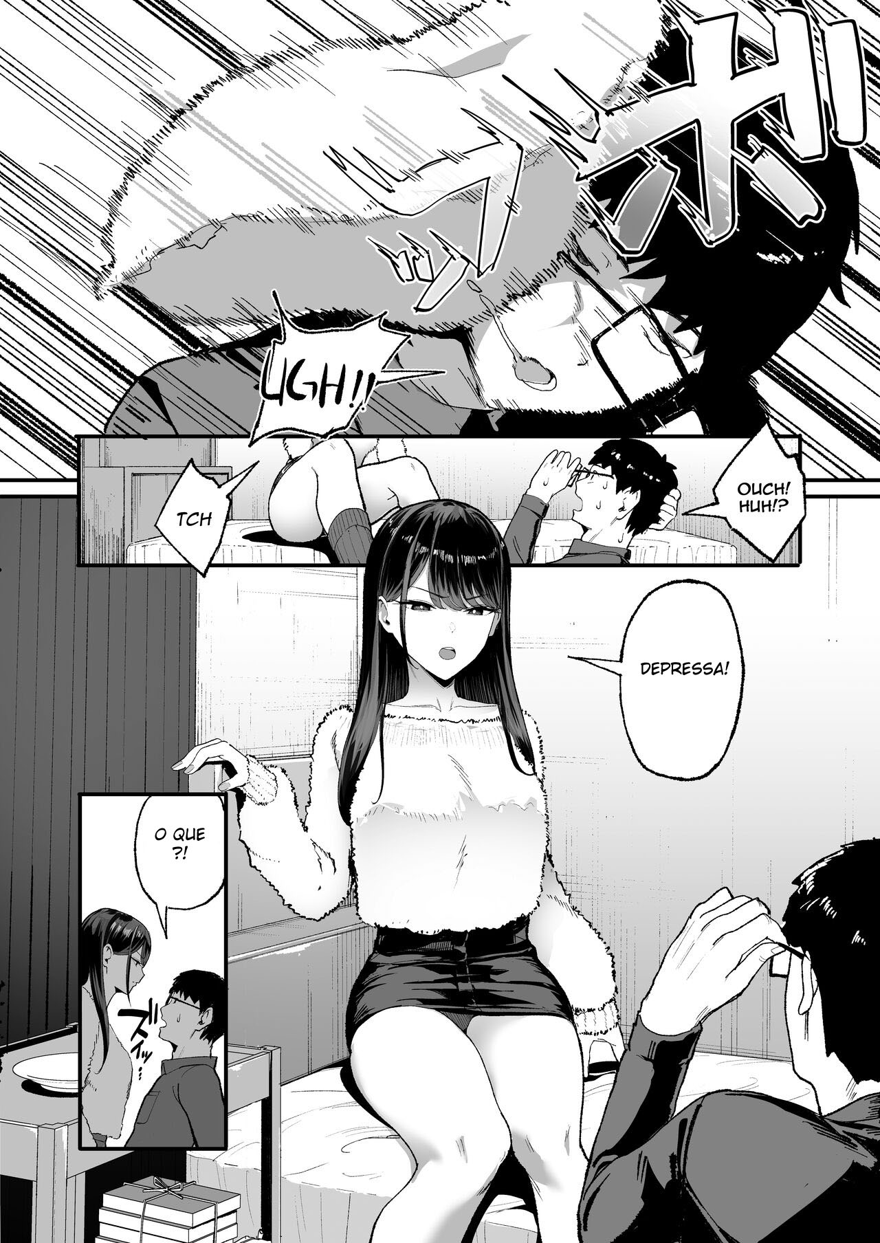 [Amagami Honpo (Manno)] Iribitari Gal ni Manko Tsukawasete Morau Hanashi 2 | Drop-in Gyaru Lets Me Use Her Pussy 2 [Portuguese-BR] 이미지 번호 5