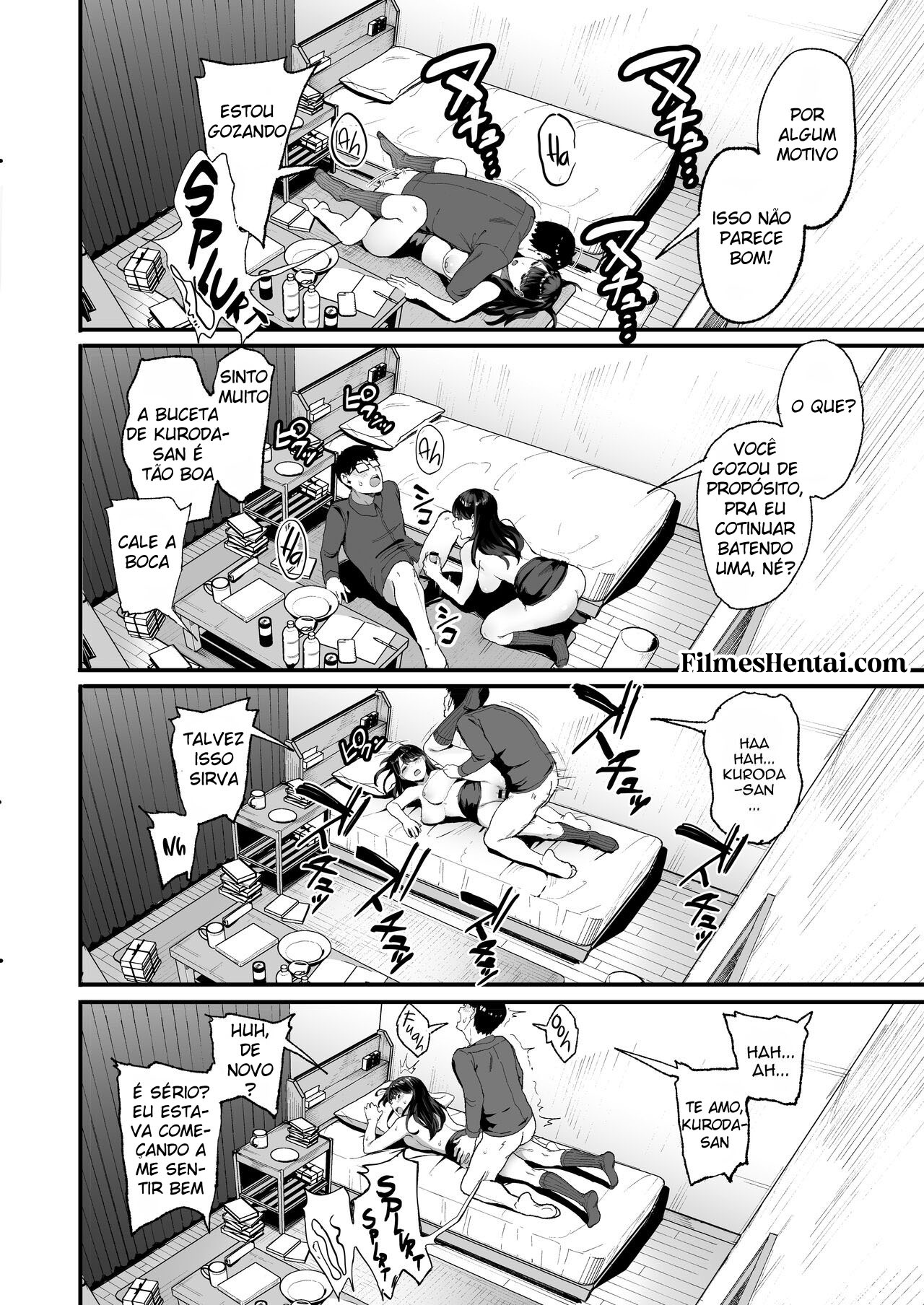 [Amagami Honpo (Manno)] Iribitari Gal ni Manko Tsukawasete Morau Hanashi 2 | Drop-in Gyaru Lets Me Use Her Pussy 2 [Portuguese-BR] 이미지 번호 15