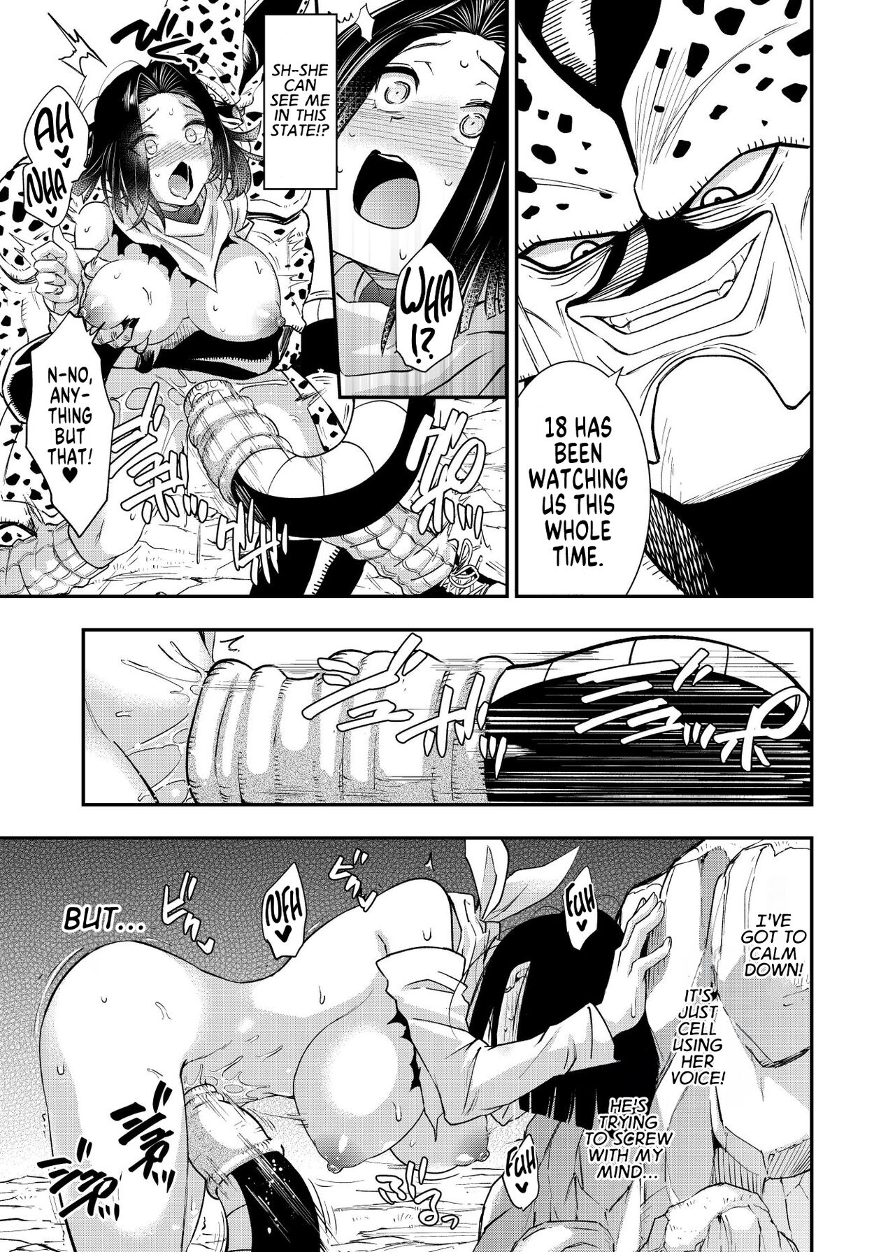 [Ameiro Biscuit (Susuki Yasumine)] Cell no Esa ~Futanari Hen~ | Cell's Feed ~Futanari~ (Dragon Ball Z) [English] [MegaFagget] [Digital] image number 22