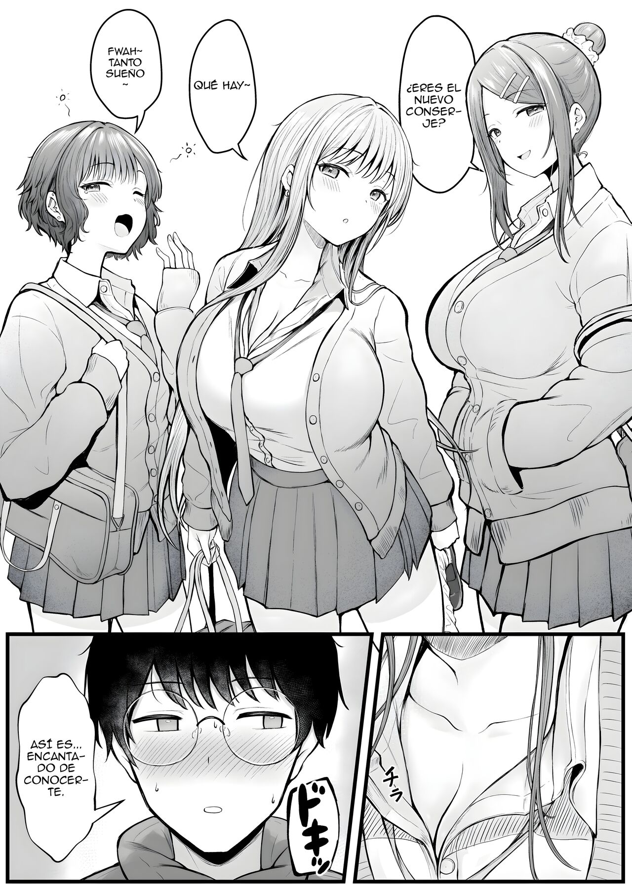 [Nekomimi to Kuro Mask (cielo)] Joshiryou Kanrinin no Boku wa Gal Ryousei ni Furimawasarete masu 1-2 | Influenciado por las Gals del dormitorio de chicas que administro Parte 1 y 2 [Spanish] 画像番号 4