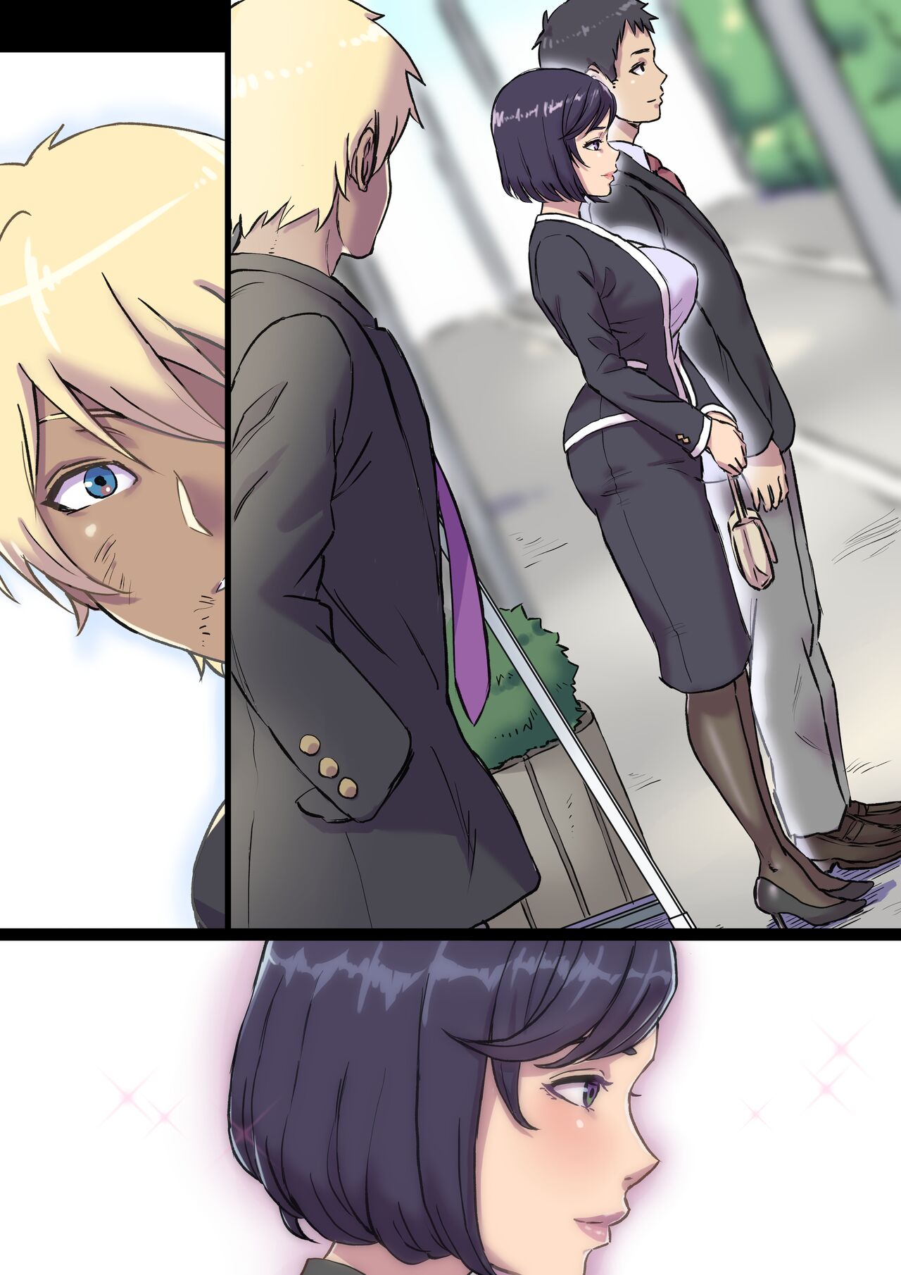 [Papuka (Shibire Hitsuji)] Zoku Tonari no Bed de Netorareru Kangoshi Jukubo / The MILF Nurse Cuckolded Gets Taken Away In The Bed Next To Mine - Continuation  [English] {Doujins.com} 이미지 번호 3