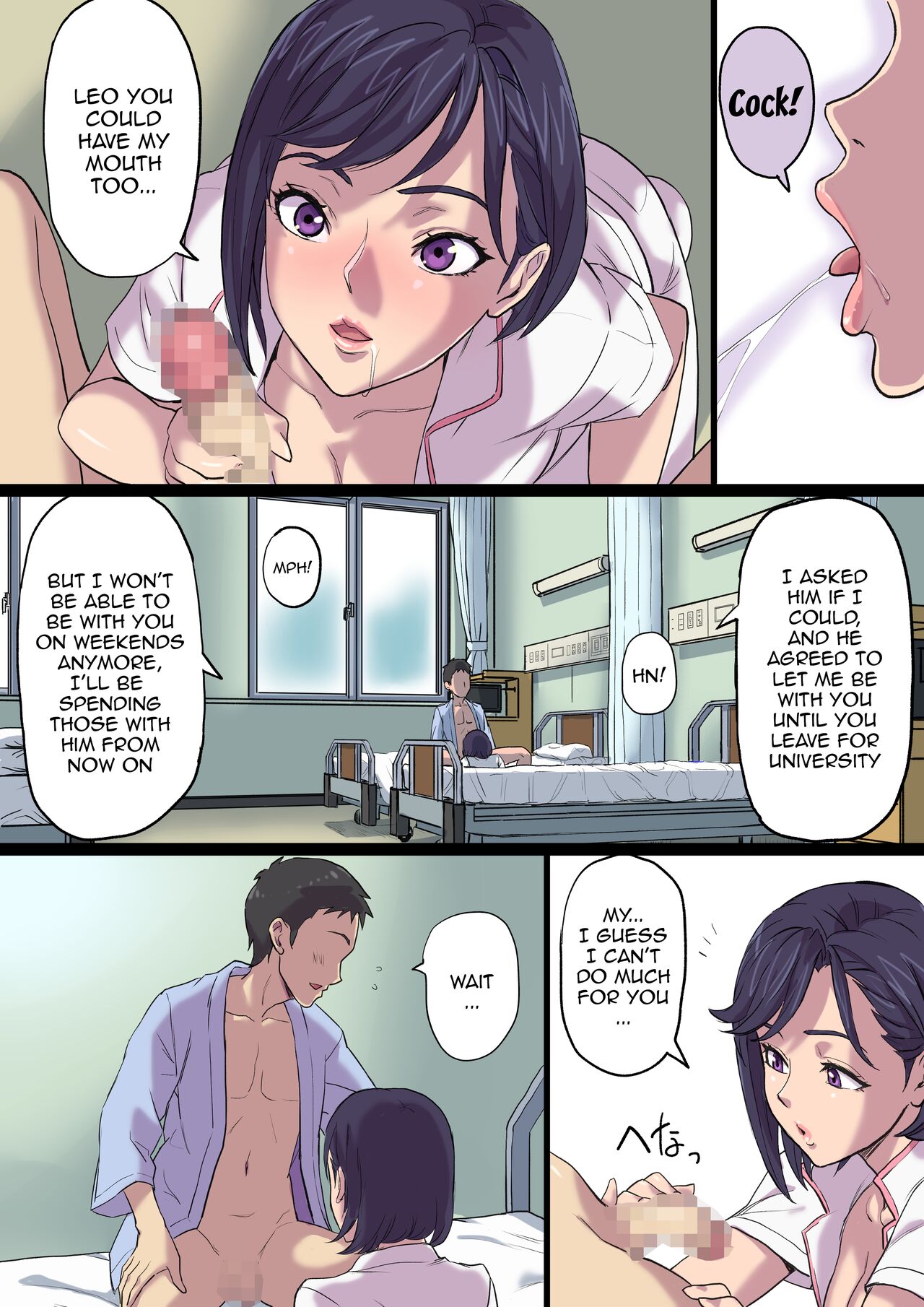 [Papuka (Shibire Hitsuji)] Zoku Tonari no Bed de Netorareru Kangoshi Jukubo / The MILF Nurse Cuckolded Gets Taken Away In The Bed Next To Mine - Continuation  [English] {Doujins.com} 이미지 번호 66