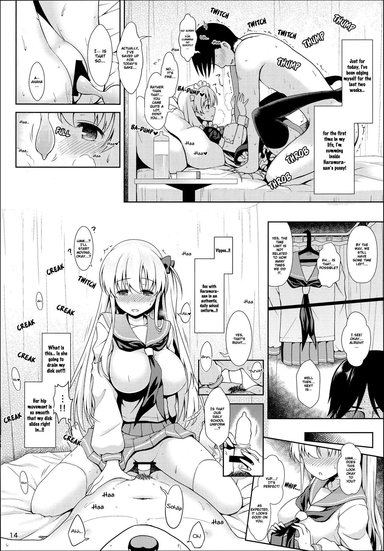 (COMIC1☆9) [SSB (Maririn)] Nodocchi to Yareru Uwasa no Gakusai Yaribeya (Saki) [English] [EHCOVE] 图片编号 13