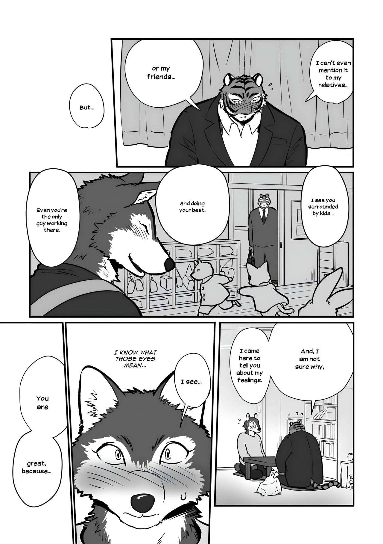 [Maririn (Korirouan)] Wolf Teacher & Tiger Daddy 1/2 HR [ENG] + Scraps numero di immagine  8