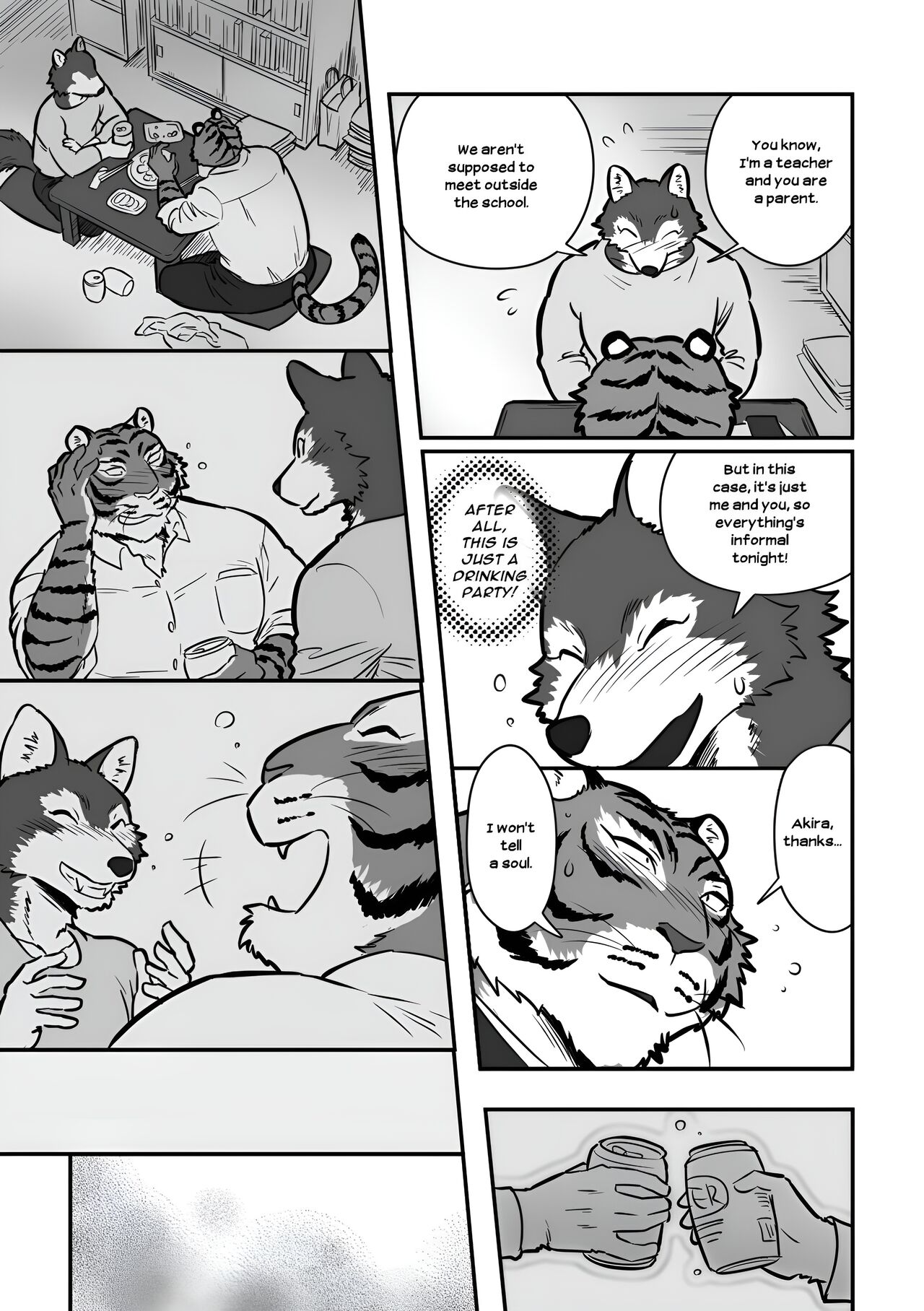 [Maririn (Korirouan)] Wolf Teacher & Tiger Daddy 1/2 HR [ENG] + Scraps numero di immagine  10