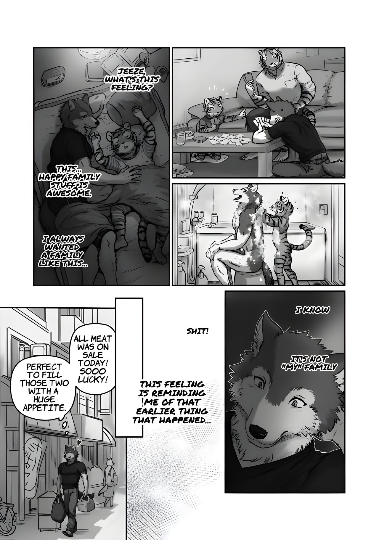 [Maririn (Korirouan)] Wolf Teacher & Tiger Daddy 1/2 HR [ENG] + Scraps numero di immagine  36