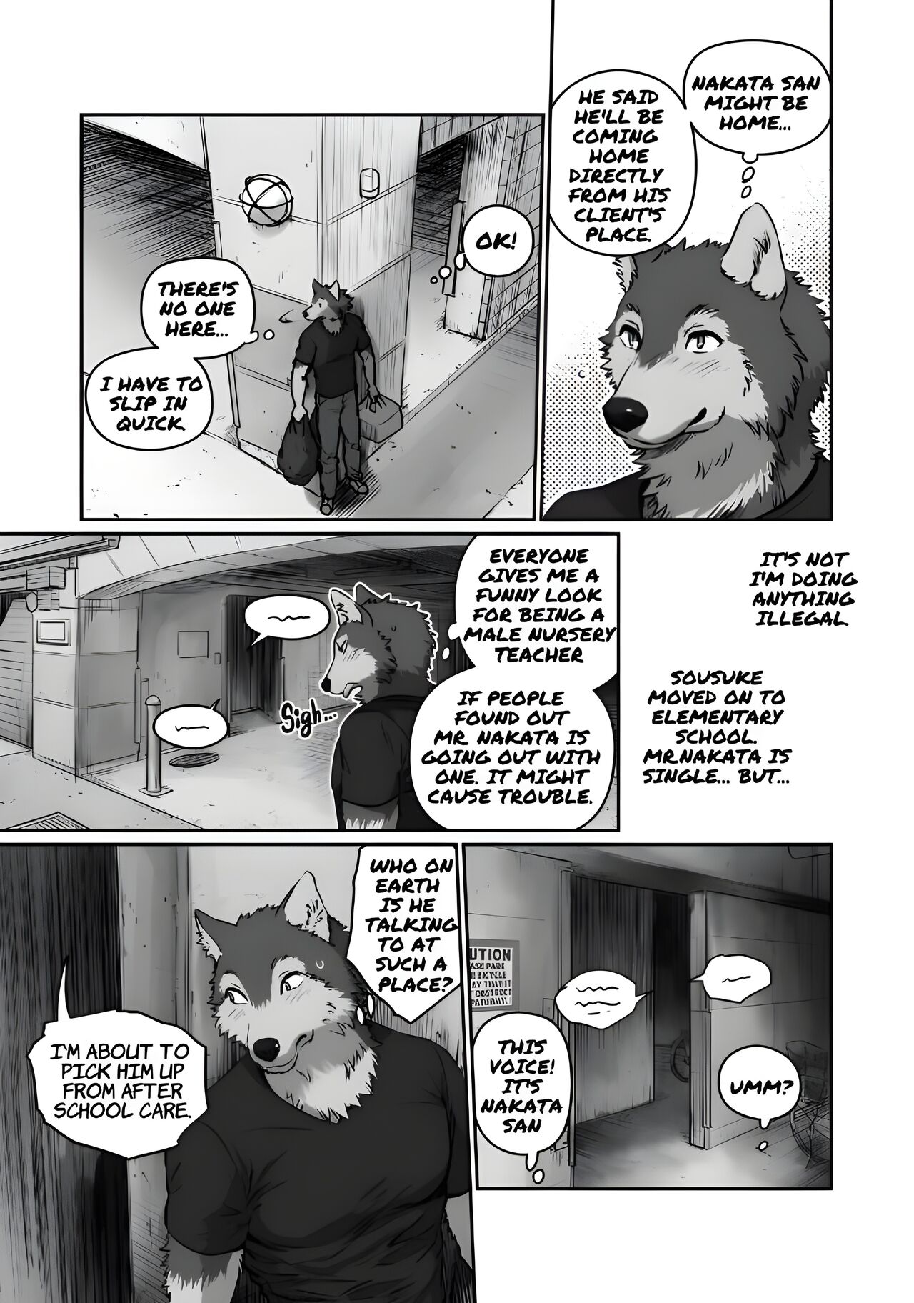 [Maririn (Korirouan)] Wolf Teacher & Tiger Daddy 1/2 HR [ENG] + Scraps numero di immagine  37