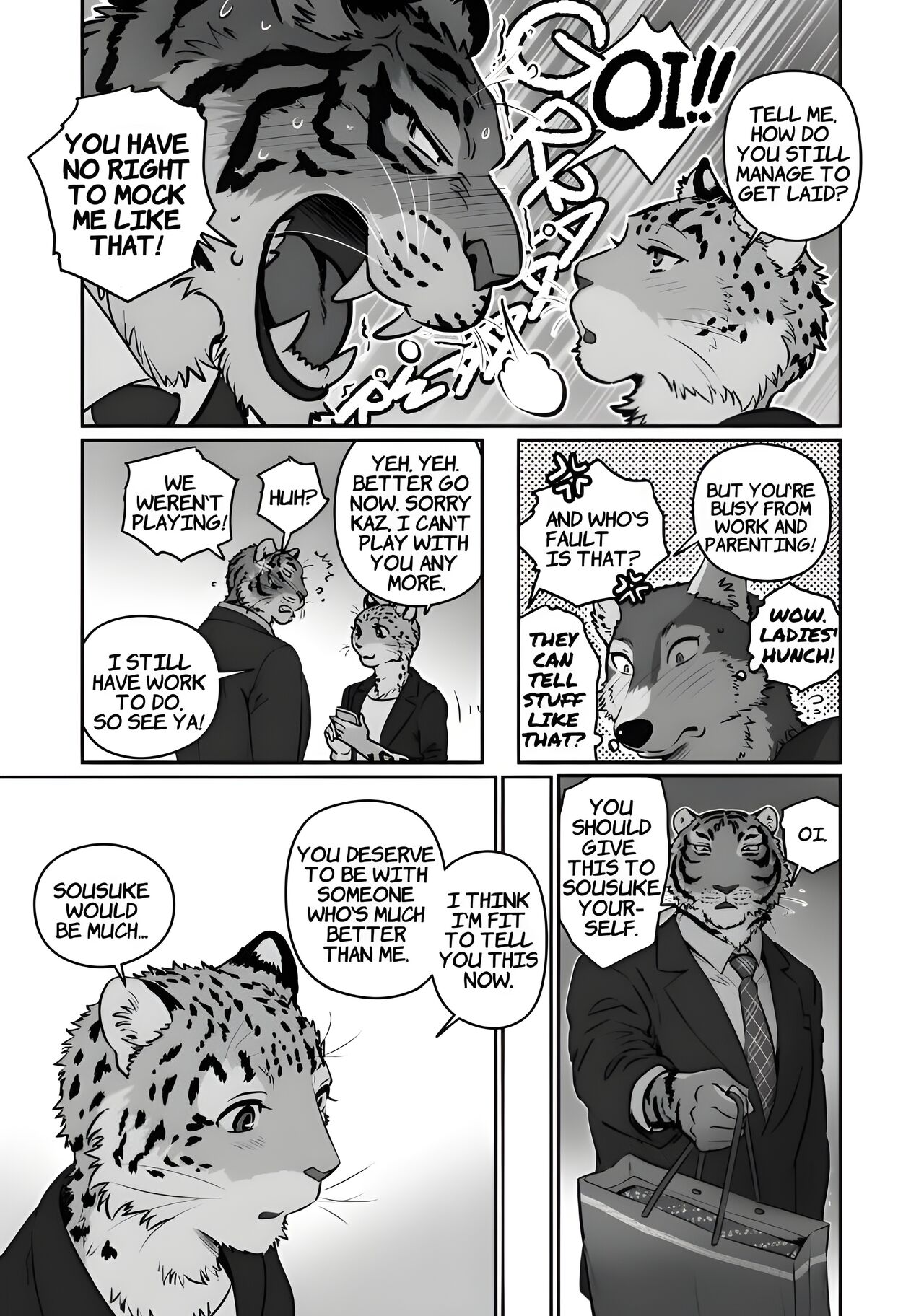 [Maririn (Korirouan)] Wolf Teacher & Tiger Daddy 1/2 HR [ENG] + Scraps numero di immagine  40