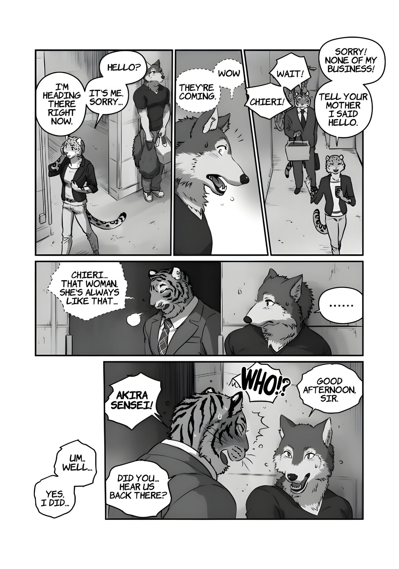 [Maririn (Korirouan)] Wolf Teacher & Tiger Daddy 1/2 HR [ENG] + Scraps numero di immagine  41