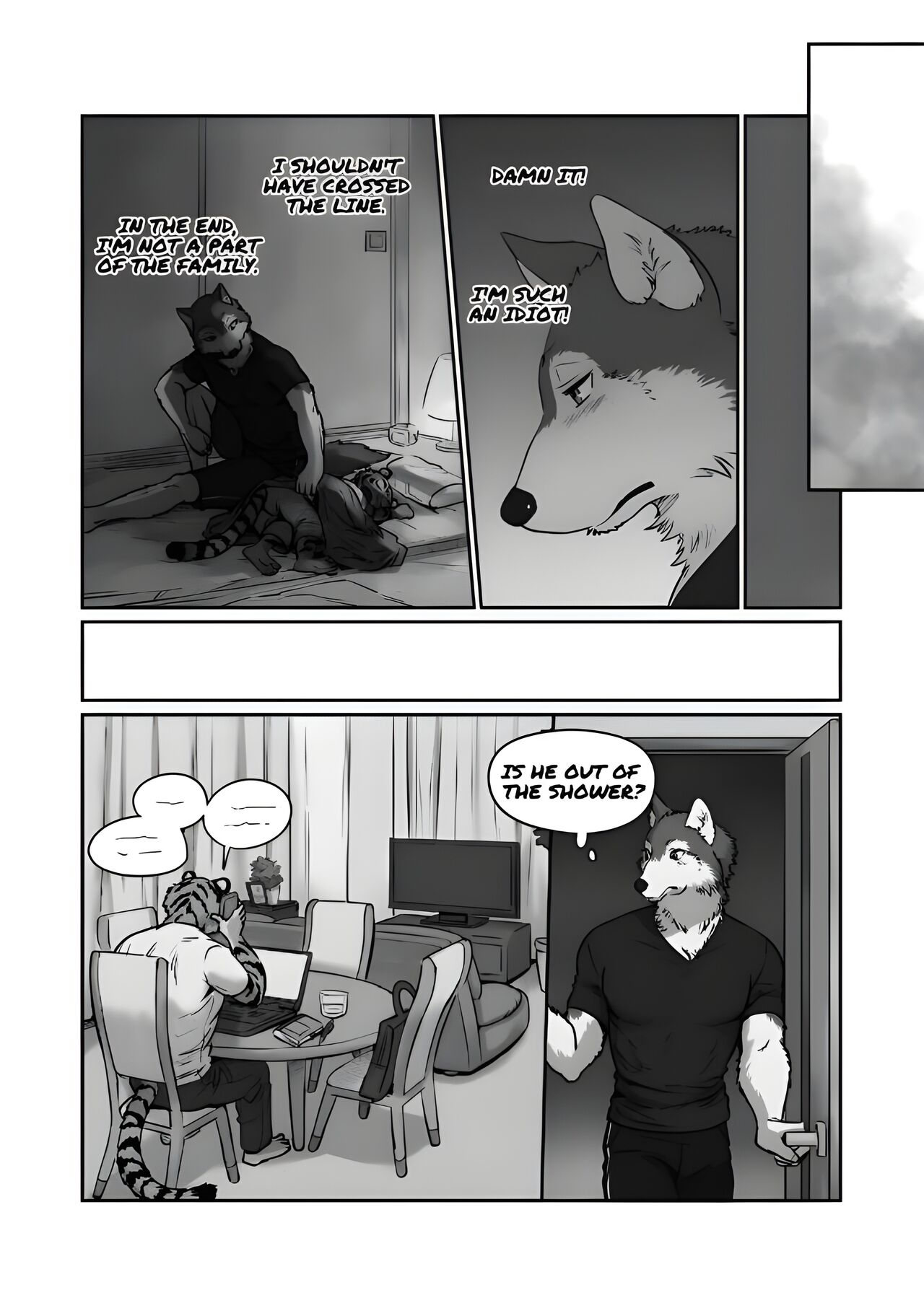 [Maririn (Korirouan)] Wolf Teacher & Tiger Daddy 1/2 HR [ENG] + Scraps numero di immagine  42