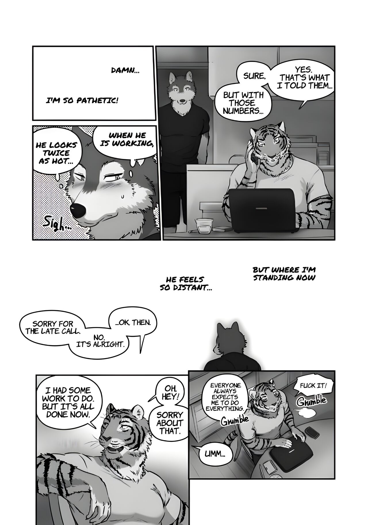 [Maririn (Korirouan)] Wolf Teacher & Tiger Daddy 1/2 HR [ENG] + Scraps numero di immagine  43