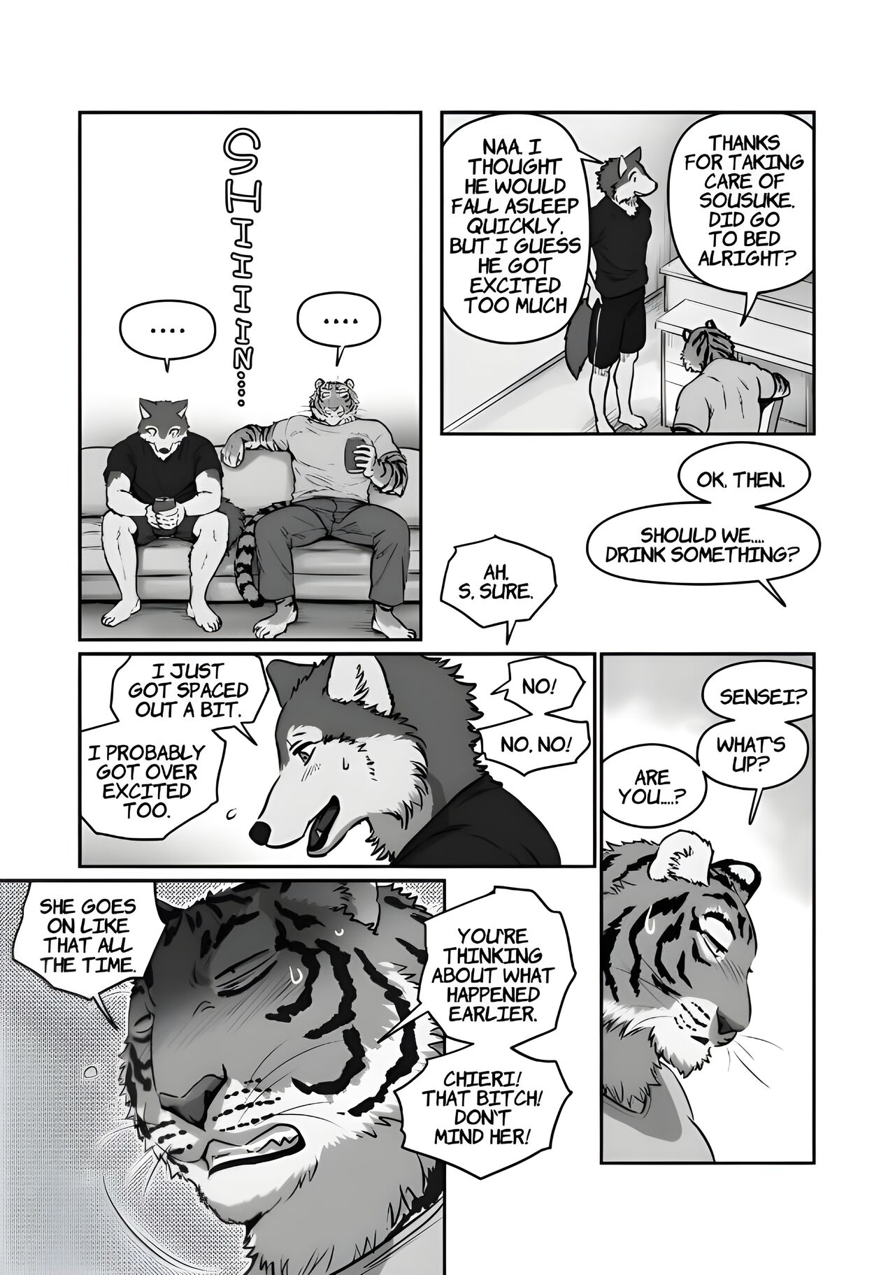 [Maririn (Korirouan)] Wolf Teacher & Tiger Daddy 1/2 HR [ENG] + Scraps numero di immagine  44